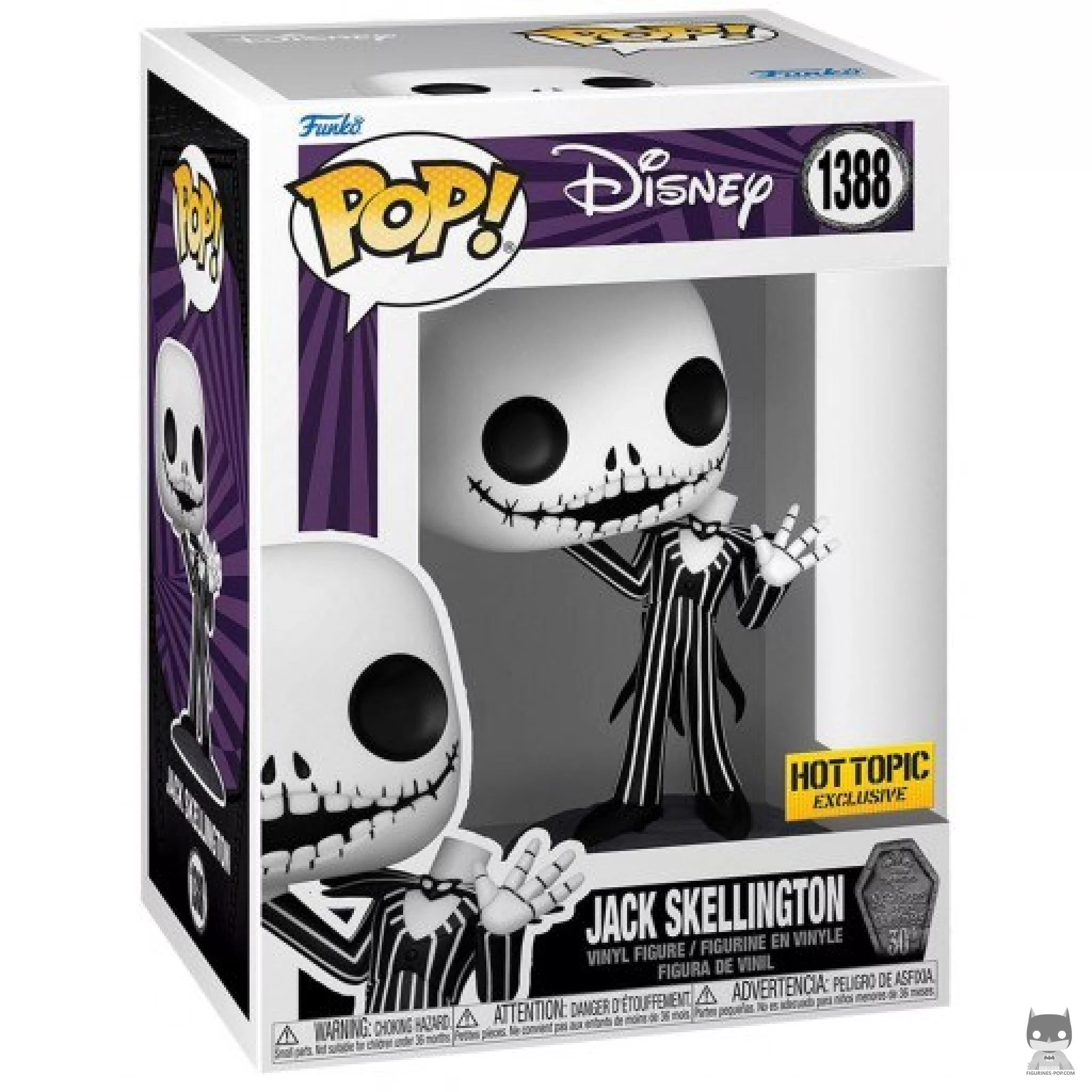 Figurine Funko POP Jack Skellington sans Tête avec boîte