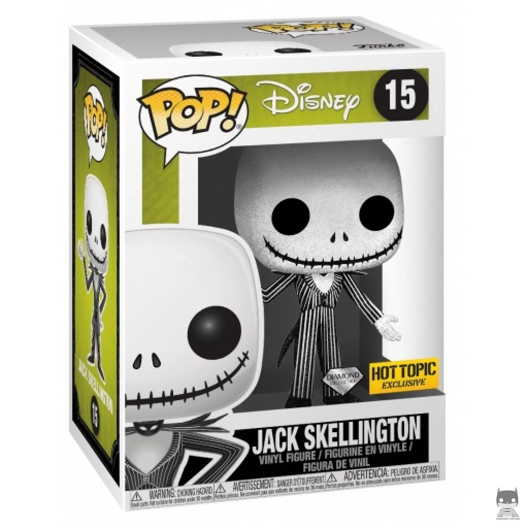 Figurine Funko POP Jack Skellington (Diamond Glitter) avec boîte