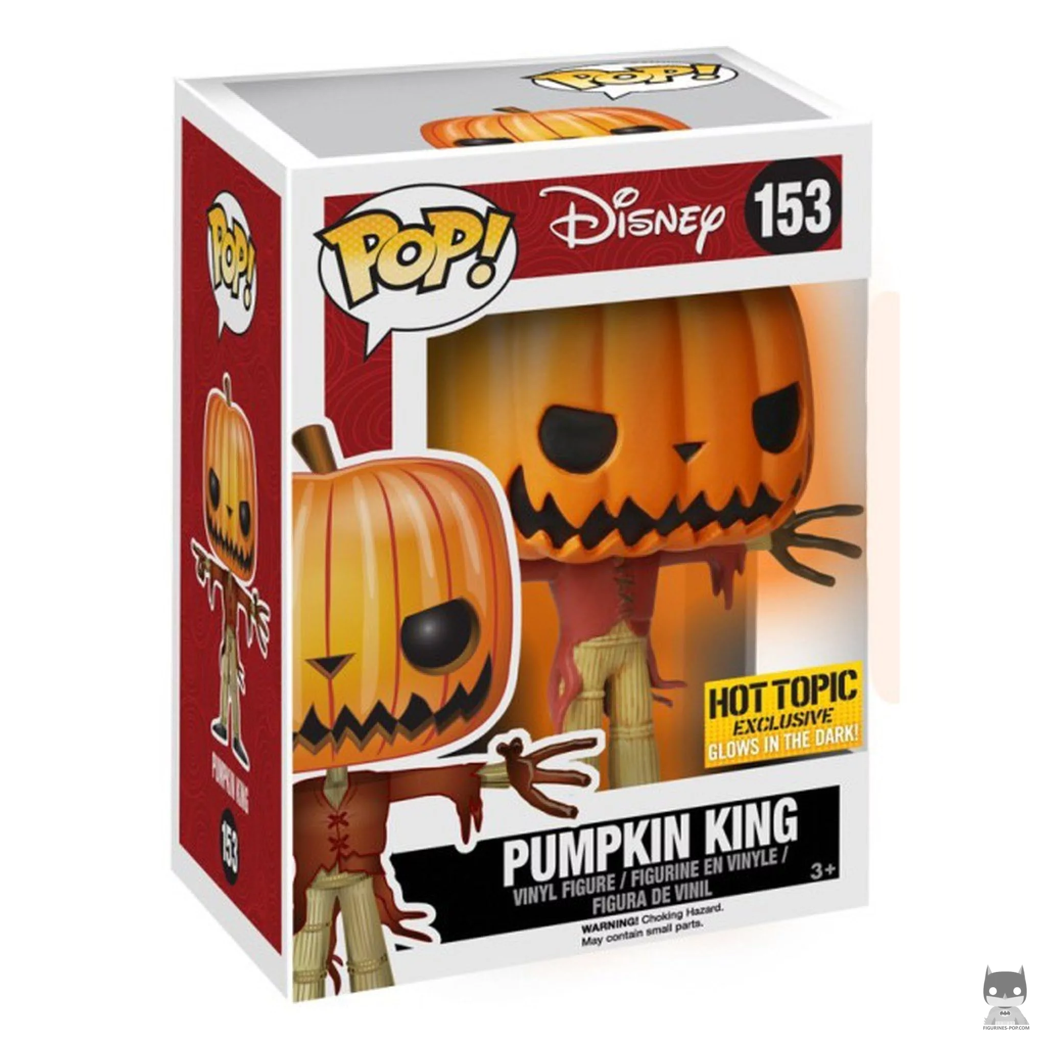 Figurine Funko POP Jack Skellington en roi des Citrouilles avec boîte