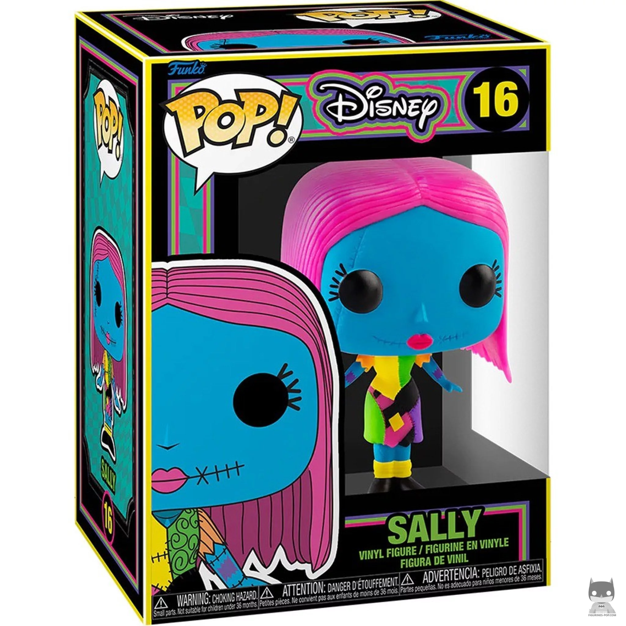 Figurine Funko POP Sally (Blacklight) avec boîte