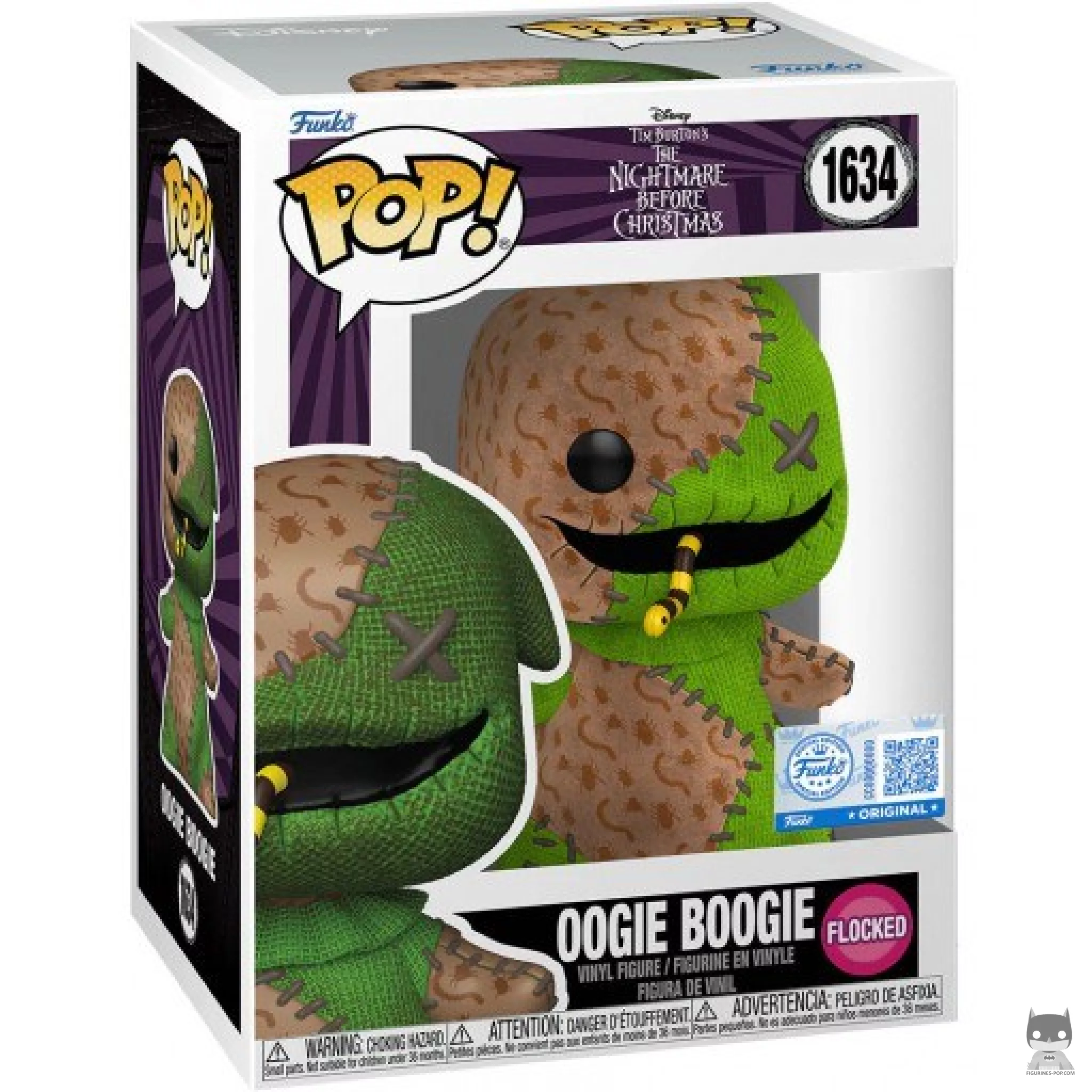 Figurine Funko POP Oogie Boogie (Flocked) avec boîte