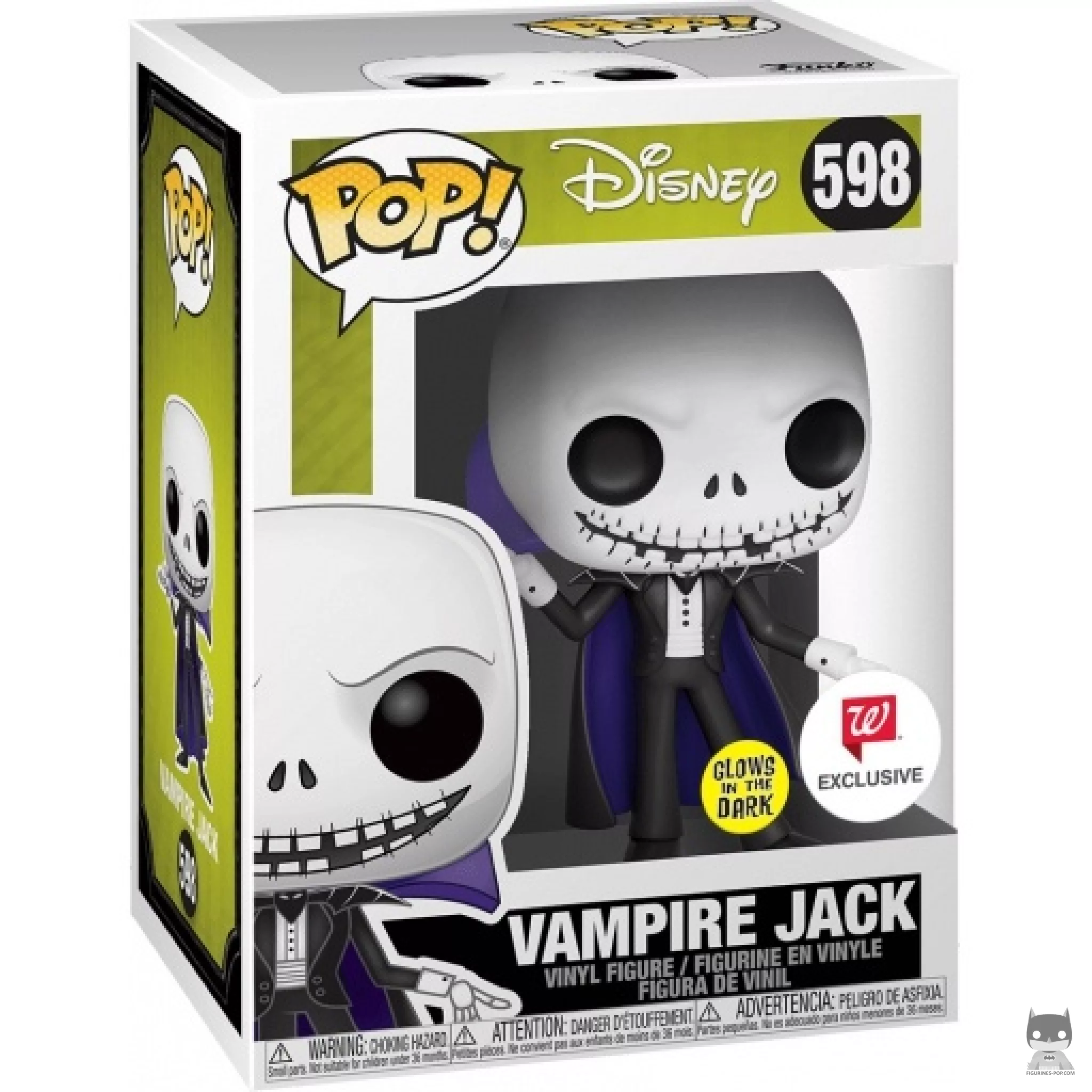 Figurine Funko POP Jack en Vampire avec boîte