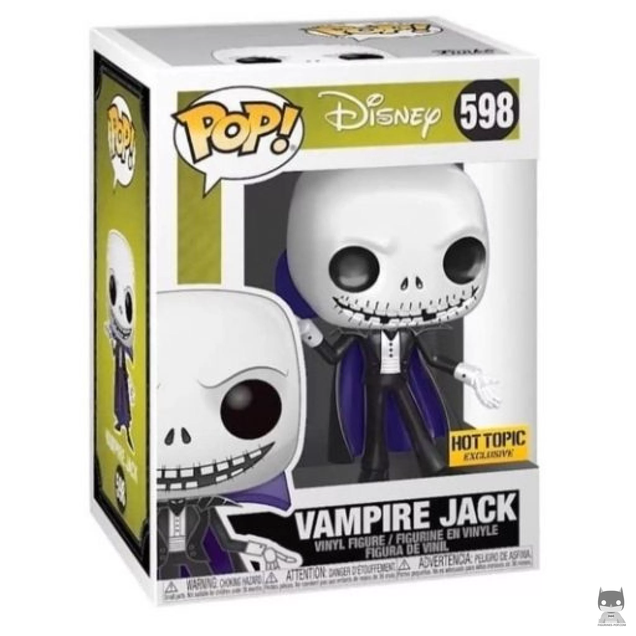 Figurine Funko POP Jack en Vampire (Metallic) avec boîte