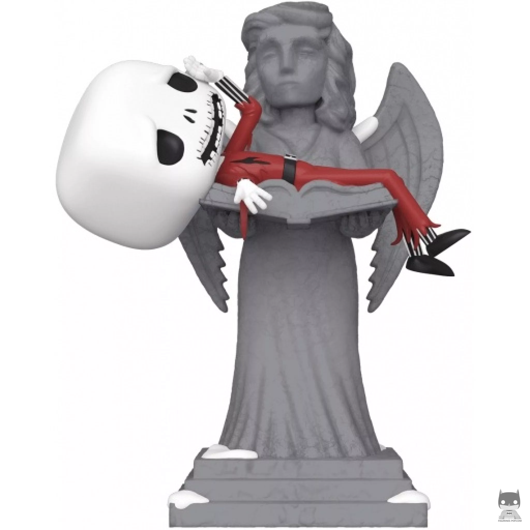 Figurine Funko POP Jack sur Statue d'Ange (Supersized) (L'Etrange Noël de M. Jack)