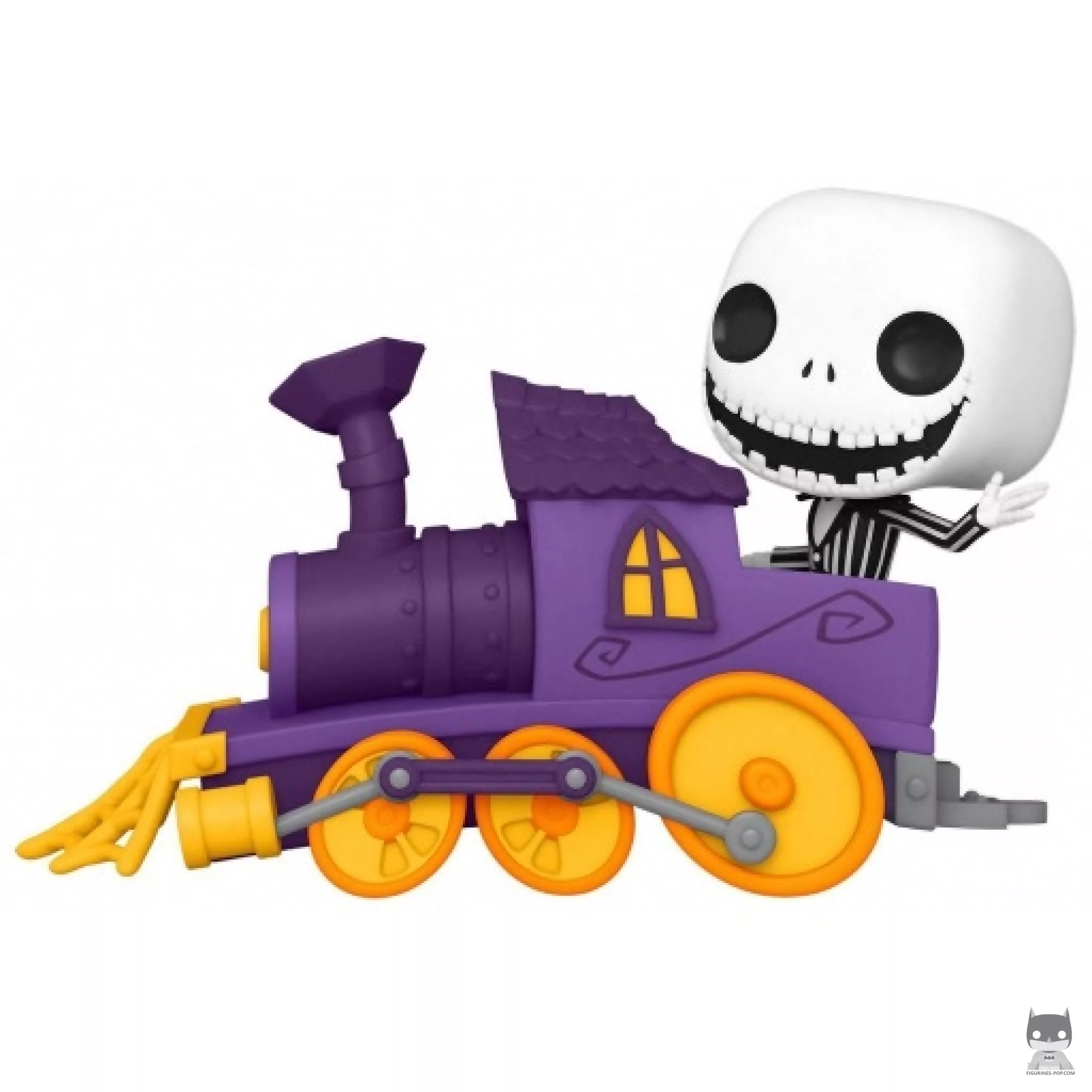 Figurine Funko POP Jack Skellington dans Locomotive (L'Etrange Noël de M. Jack)