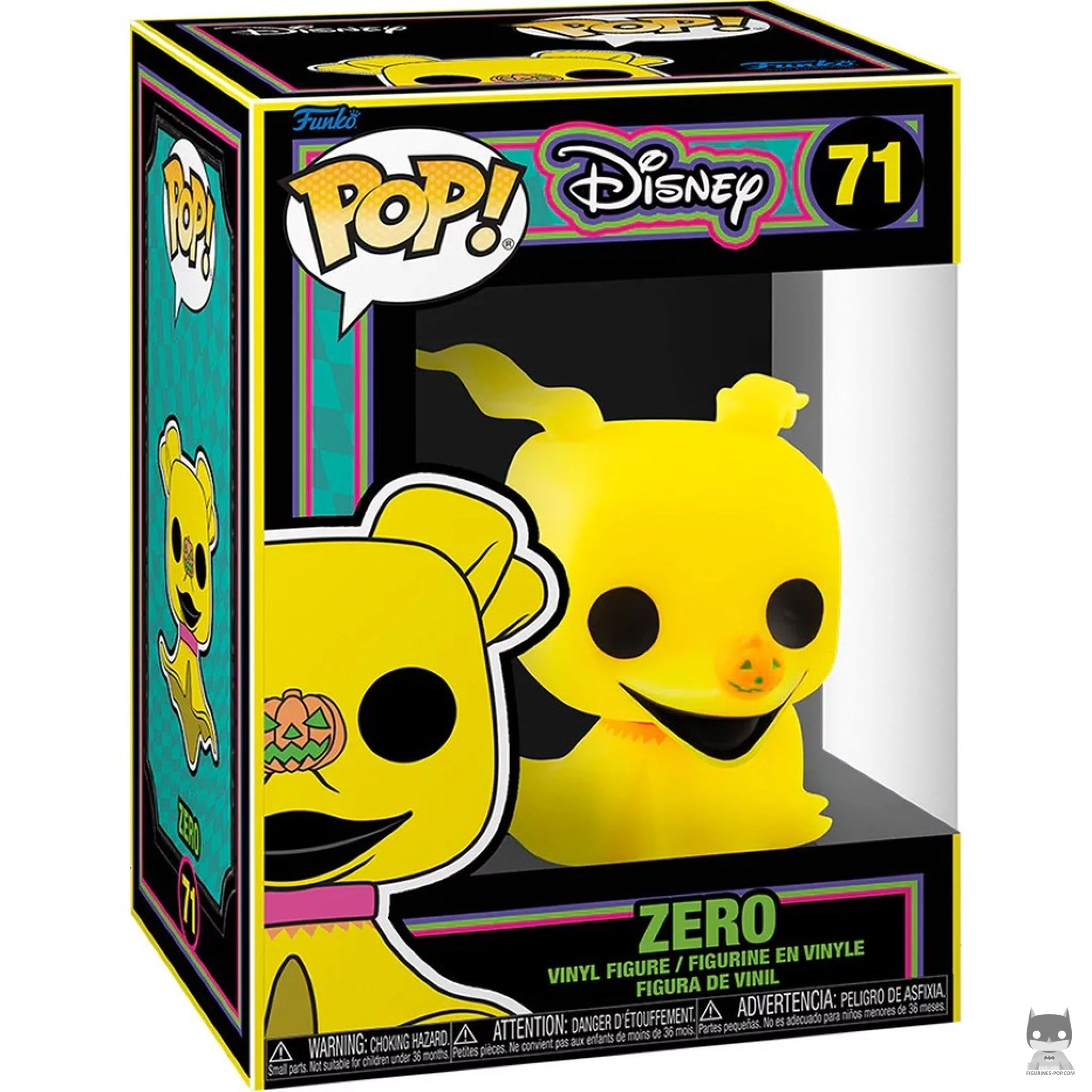 Figurine Funko POP Zero (Blacklight) avec boîte