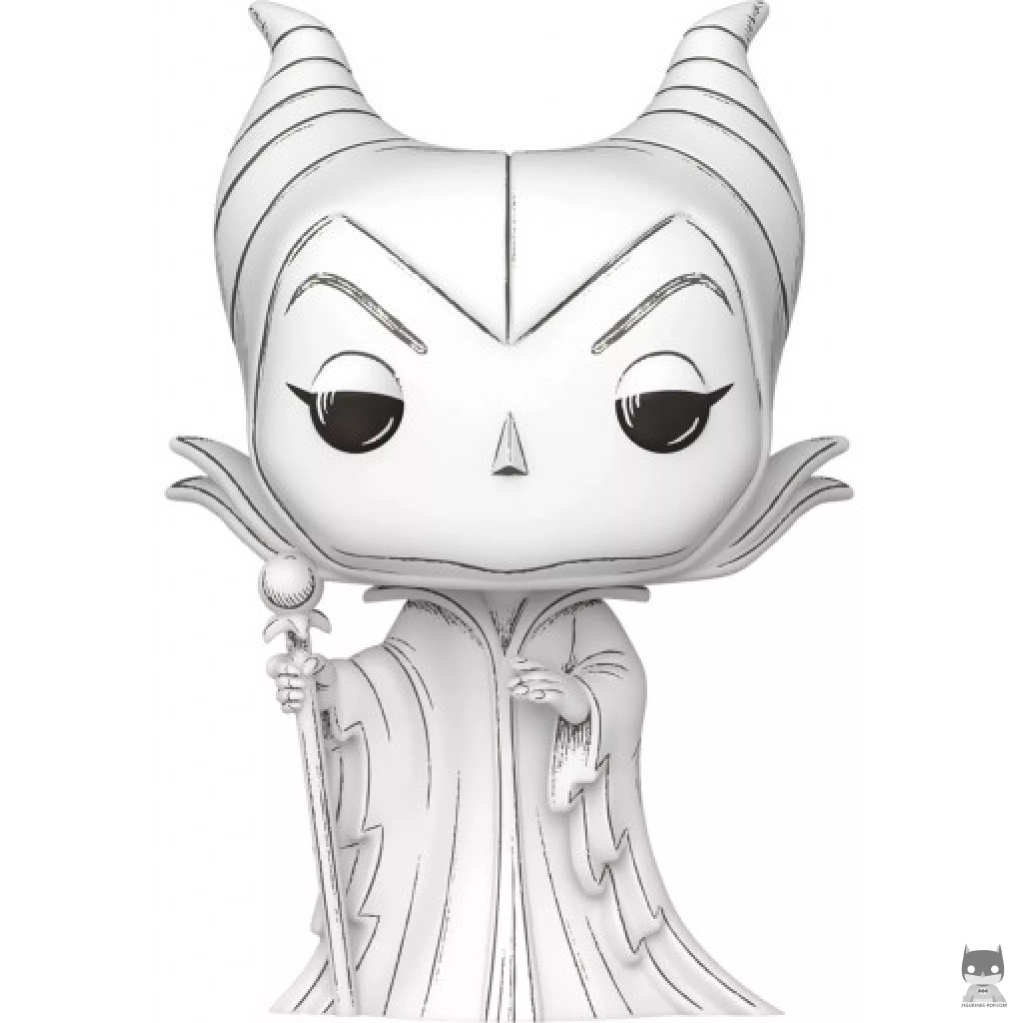 Figurine Funko POP Maléfique (Esquisse) (La Belle au Bois Dormant)