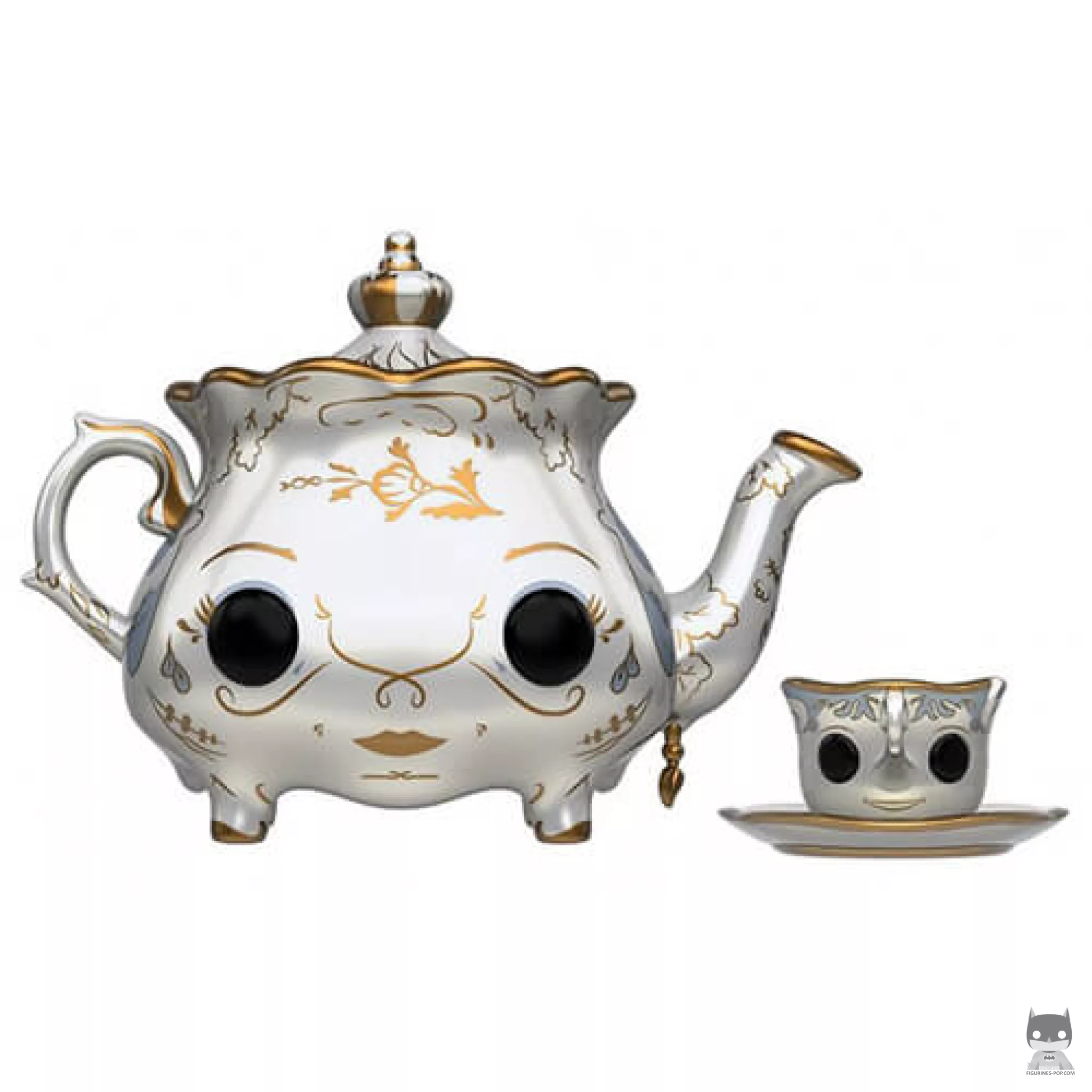 Figurine Funko POP Mme Samovar & Zip (La Belle et la Bête)