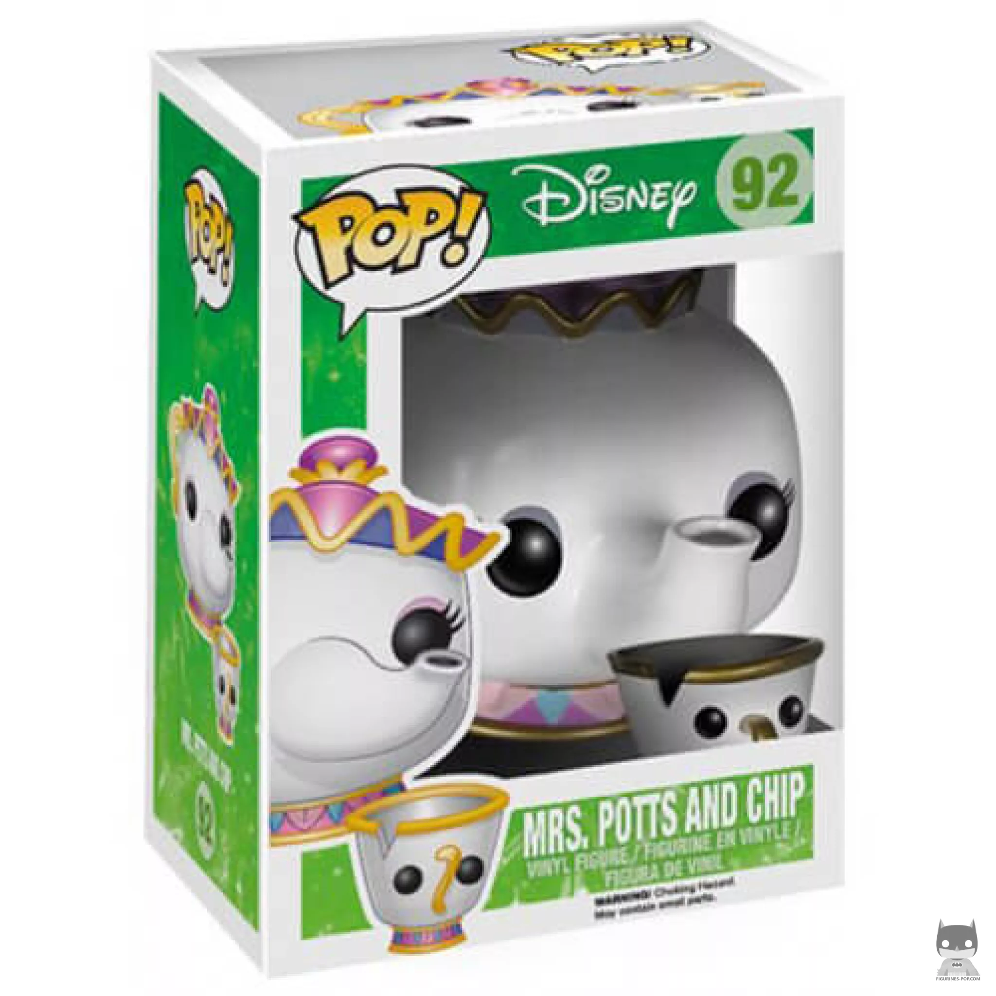Figurine Funko POP Mme Samovar et Zip avec boîte