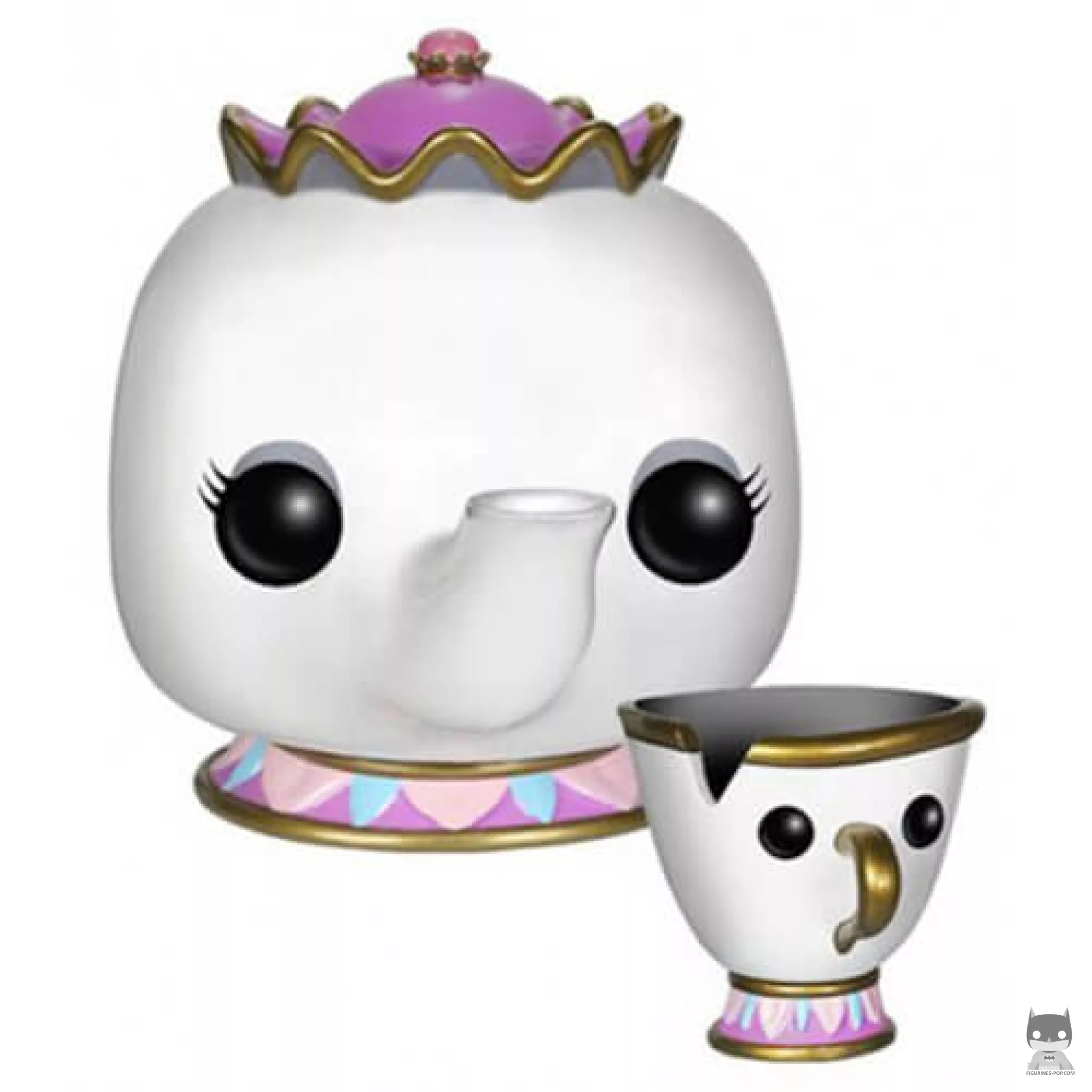 Figurine Funko POP Mme Samovar et Zip (La Belle et la Bête)