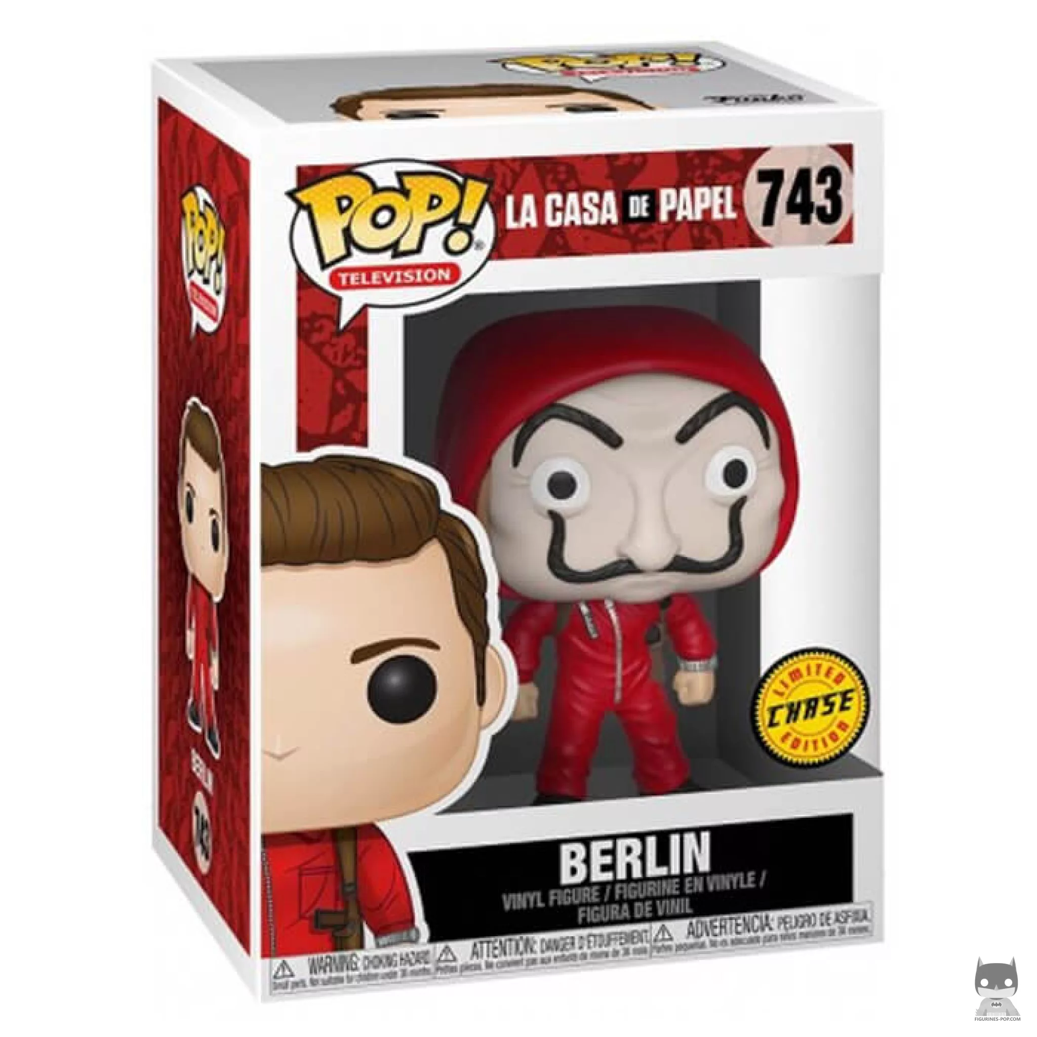 Figurine Funko POP Berlin masqué (Chase) avec boîte