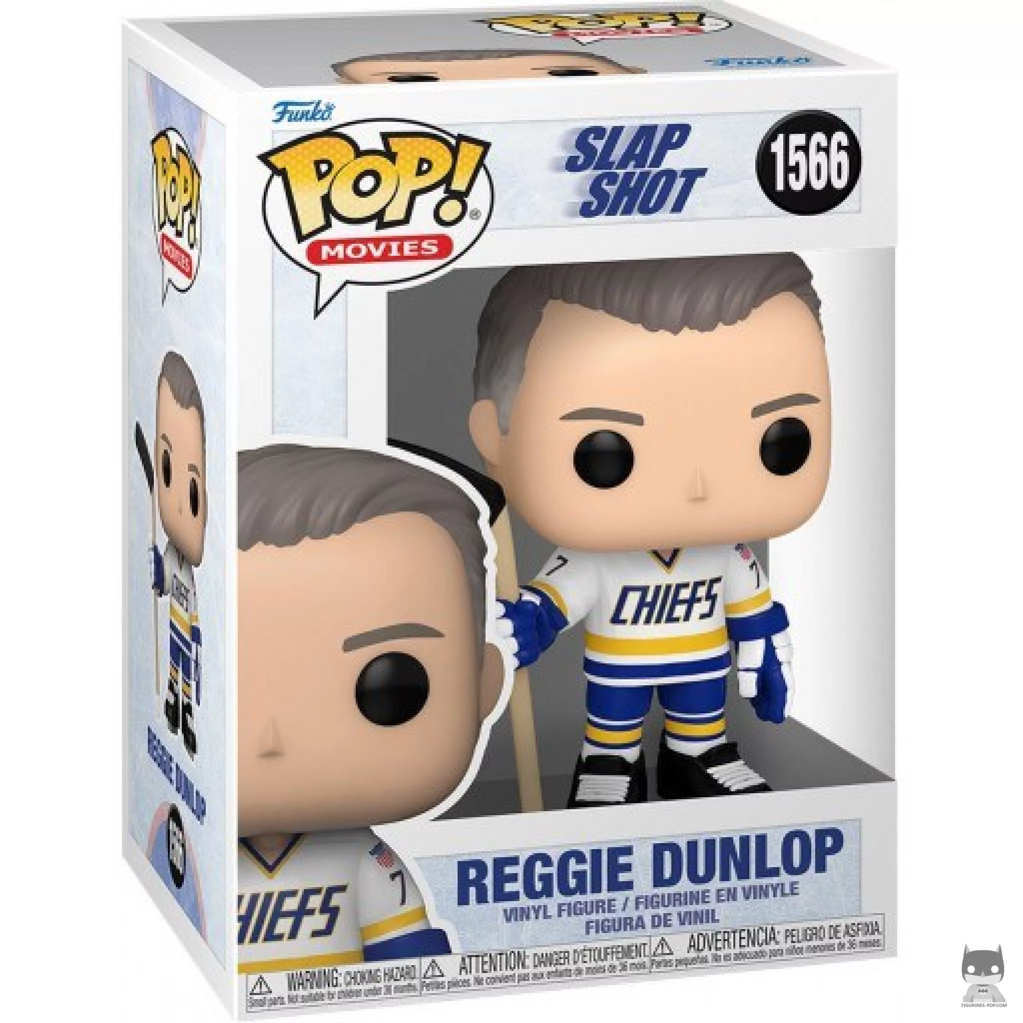 Figurine Funko POP Reggie Dunlop avec boîte