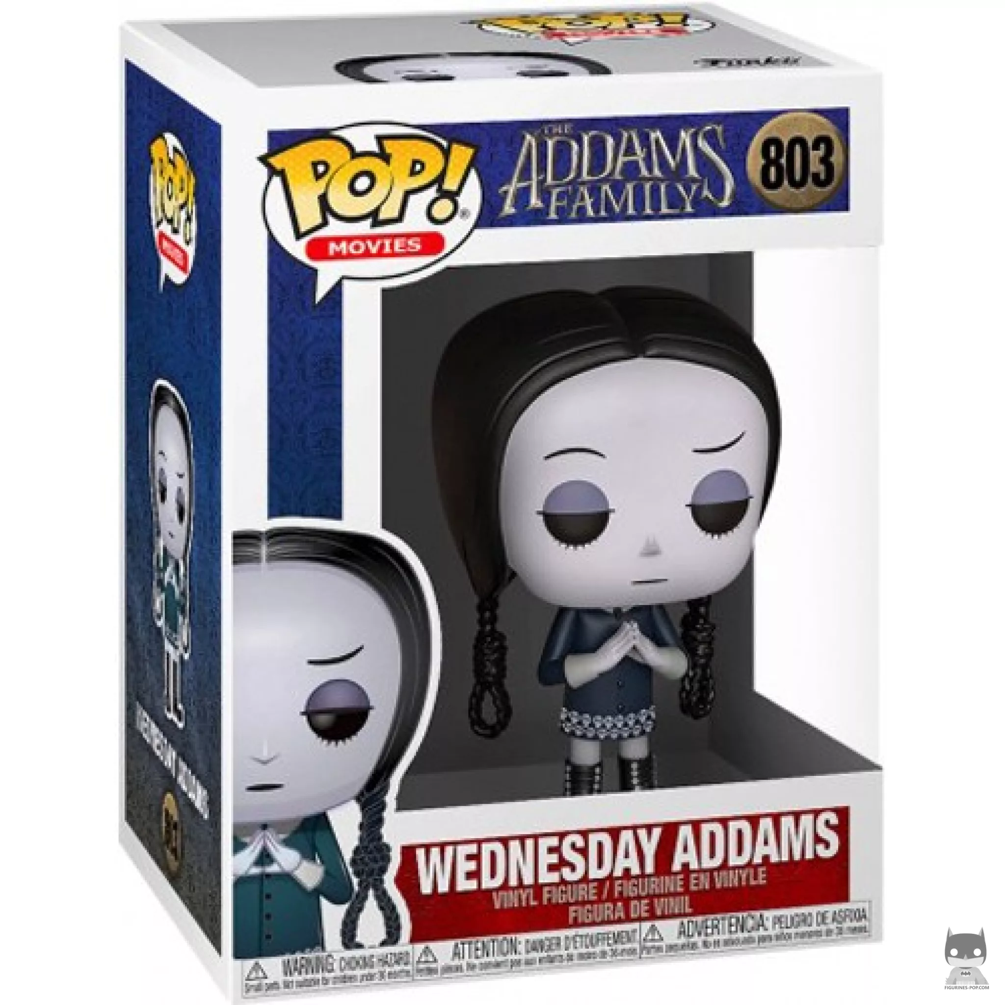 Figurine Funko POP Mercredi Addams avec boîte