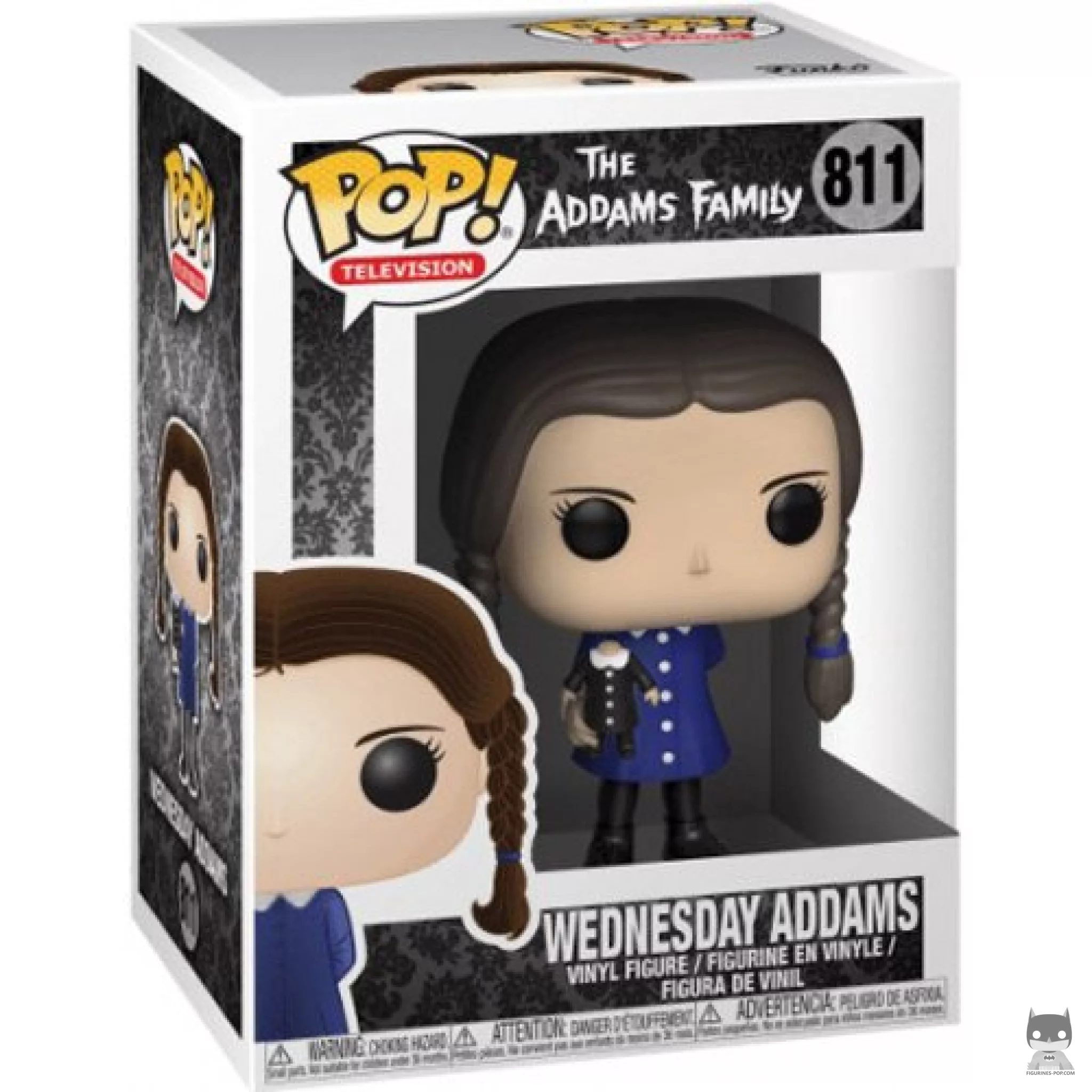Figurine Funko POP Mercredi Addams avec boîte