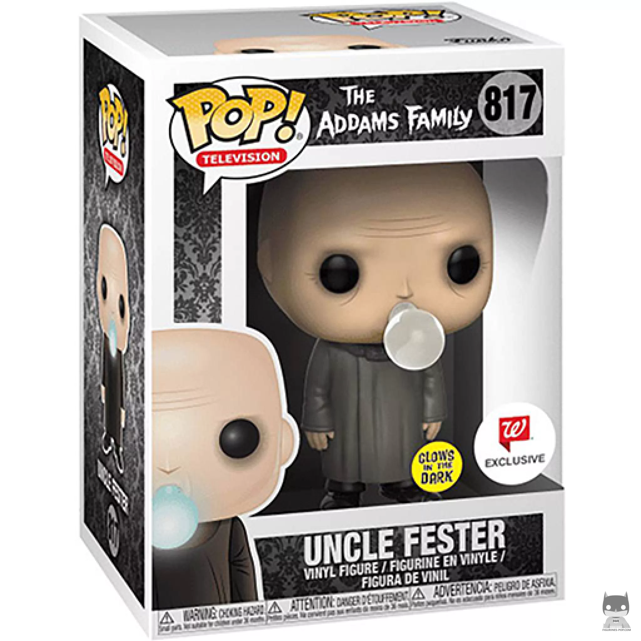 Figurine Funko POP Oncle Fester (Glow in the Dark) avec boîte