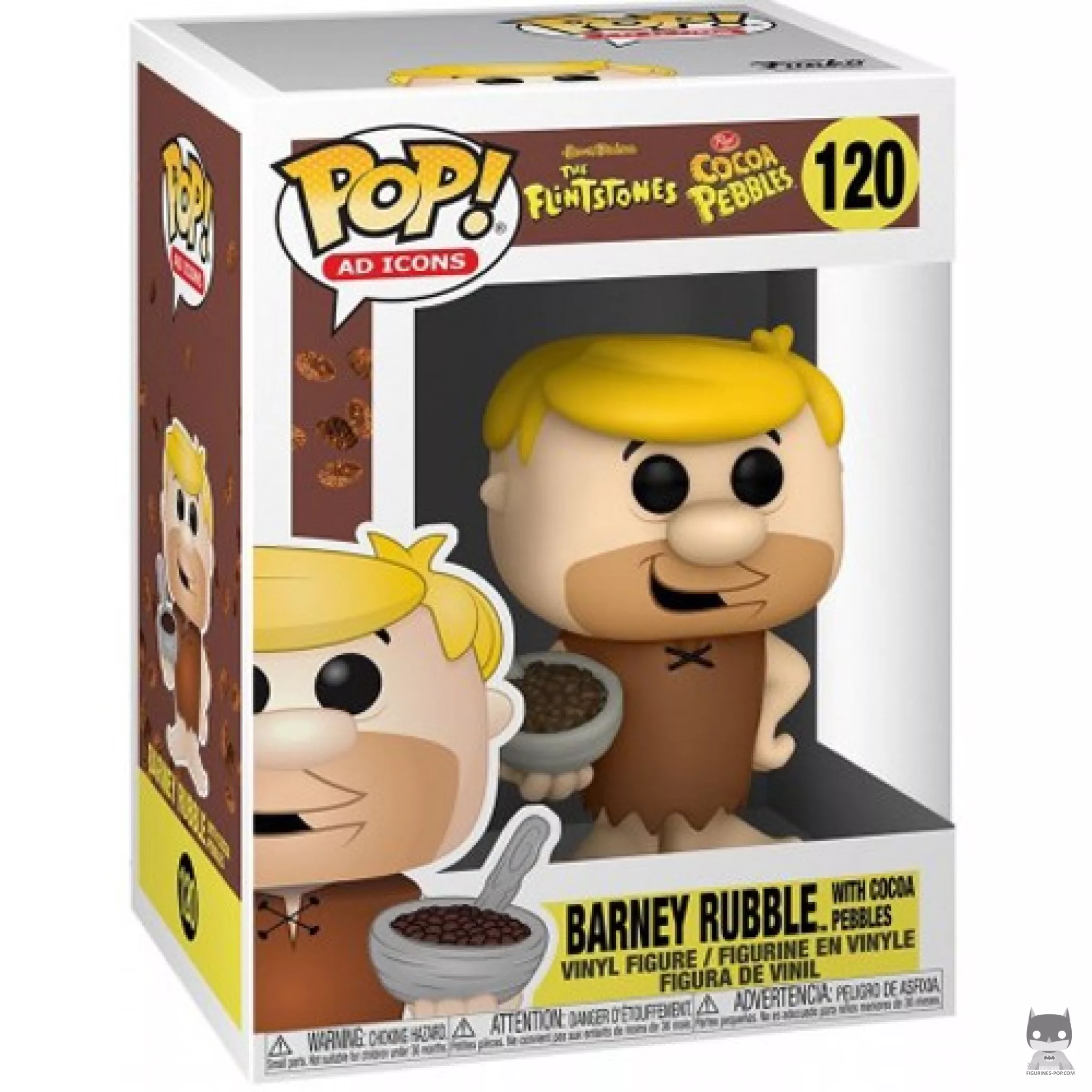 Figurine Funko POP Barney Laroche avec des Fruity Pebbles avec boîte
