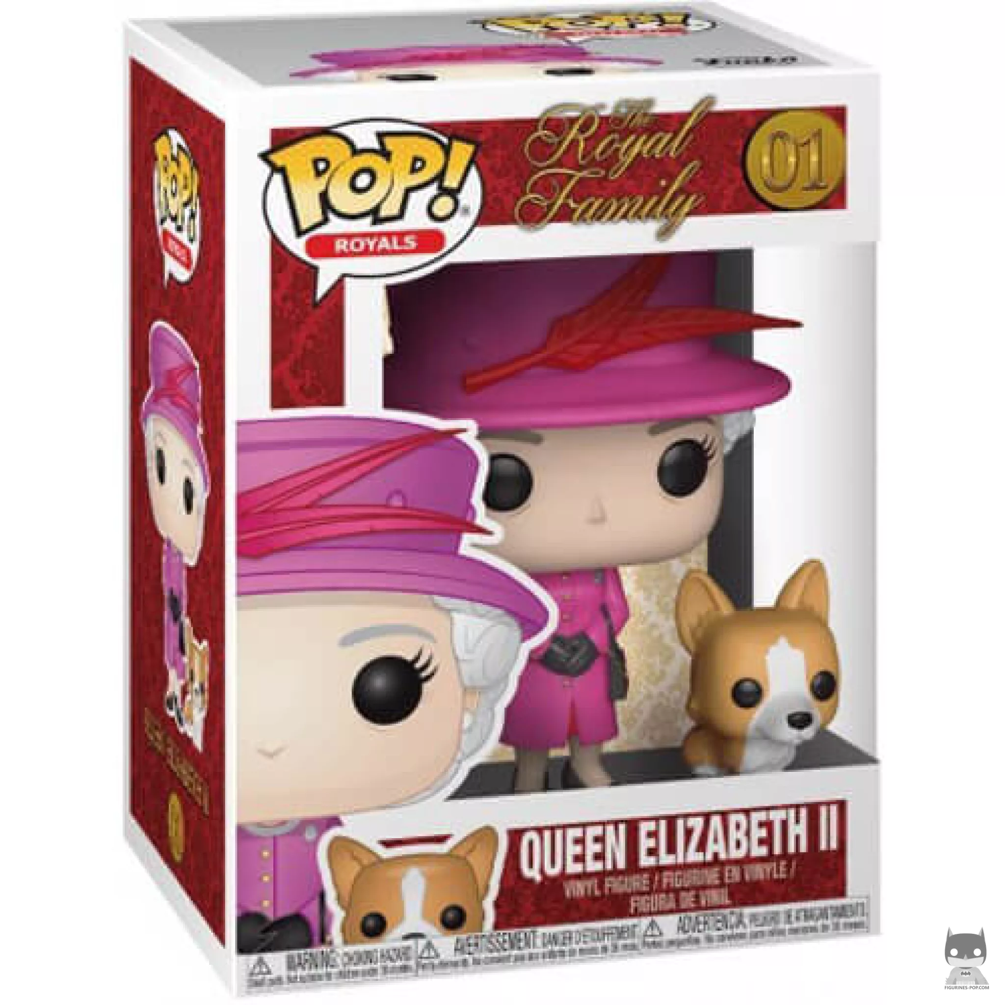 Figurine Funko POP Reine Elizabeth II avec boîte