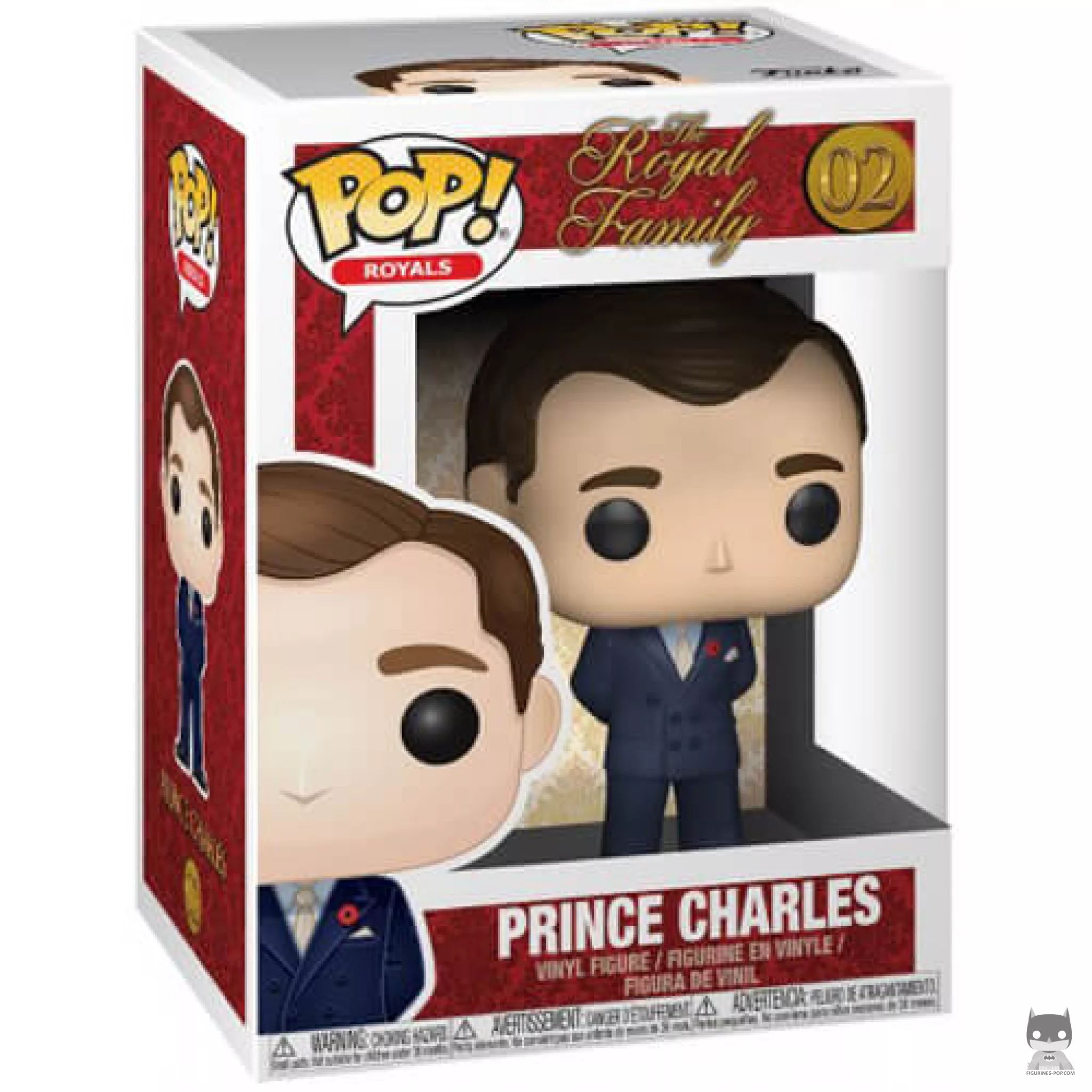 Figurine Funko POP Prince Charles de Galles avec boîte