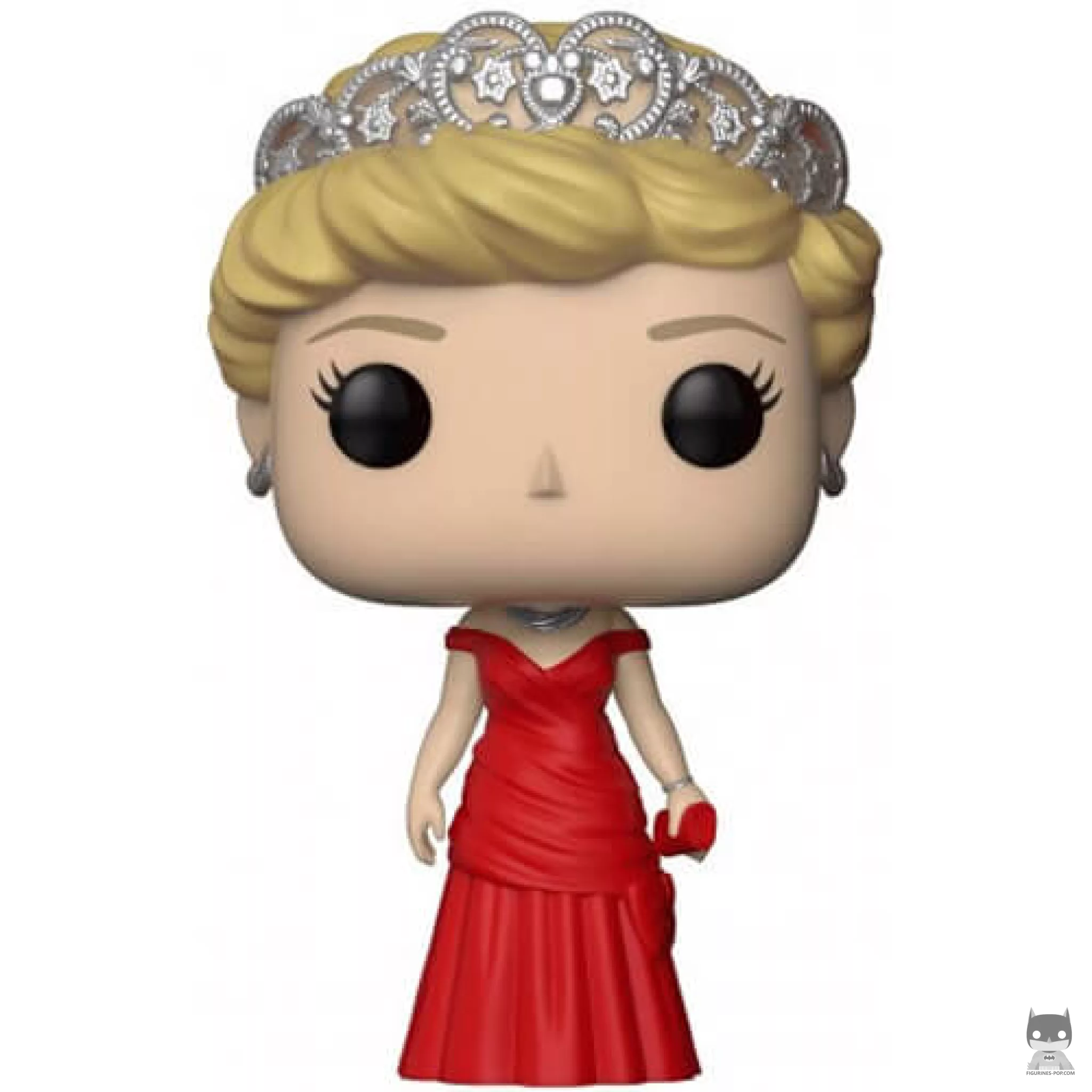 Figurine Funko POP Princesse Diana en robe rouge (Chase) (La Famille Royale)