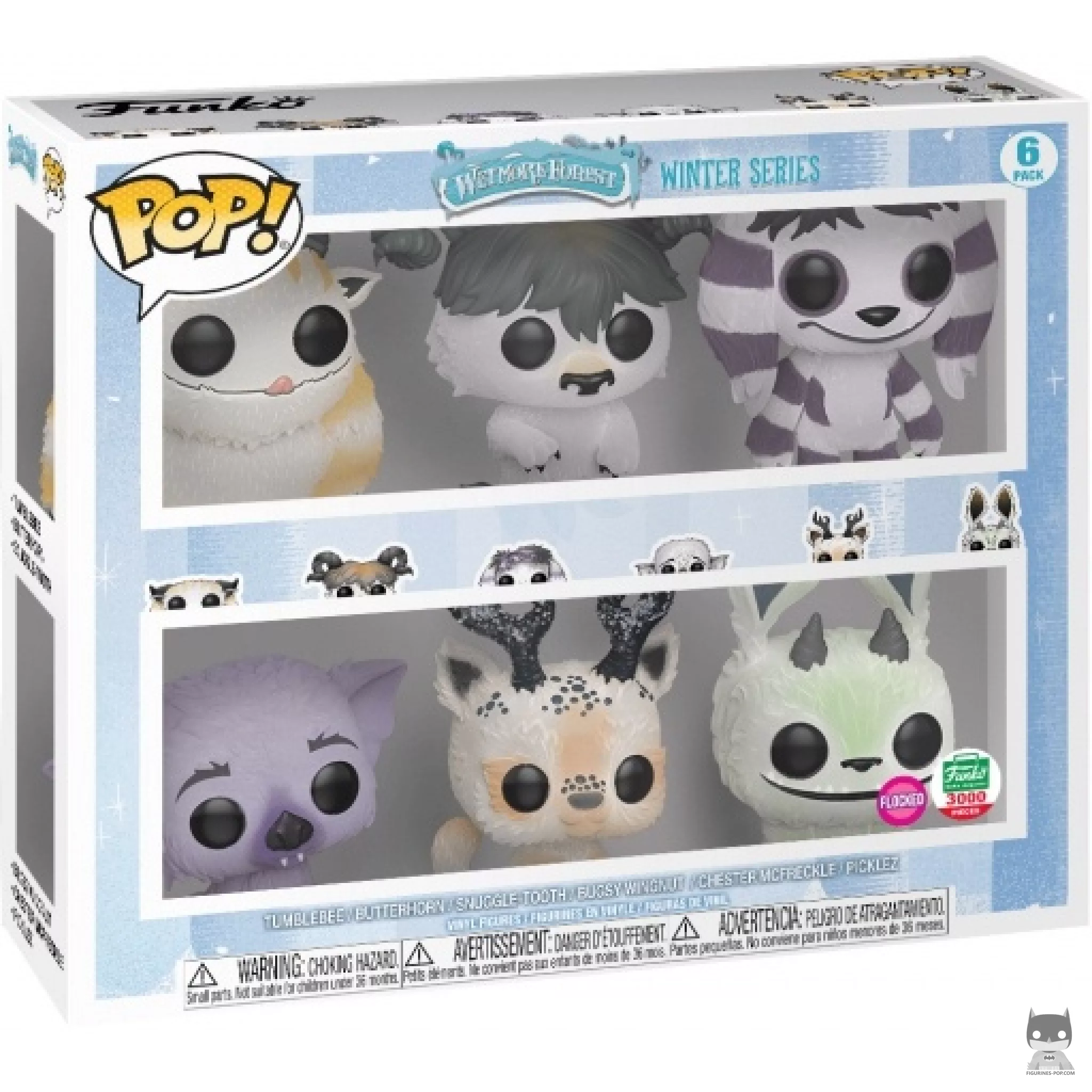 Figurine Funko POP Monstres Edition Hiver (Flocked) avec boîte