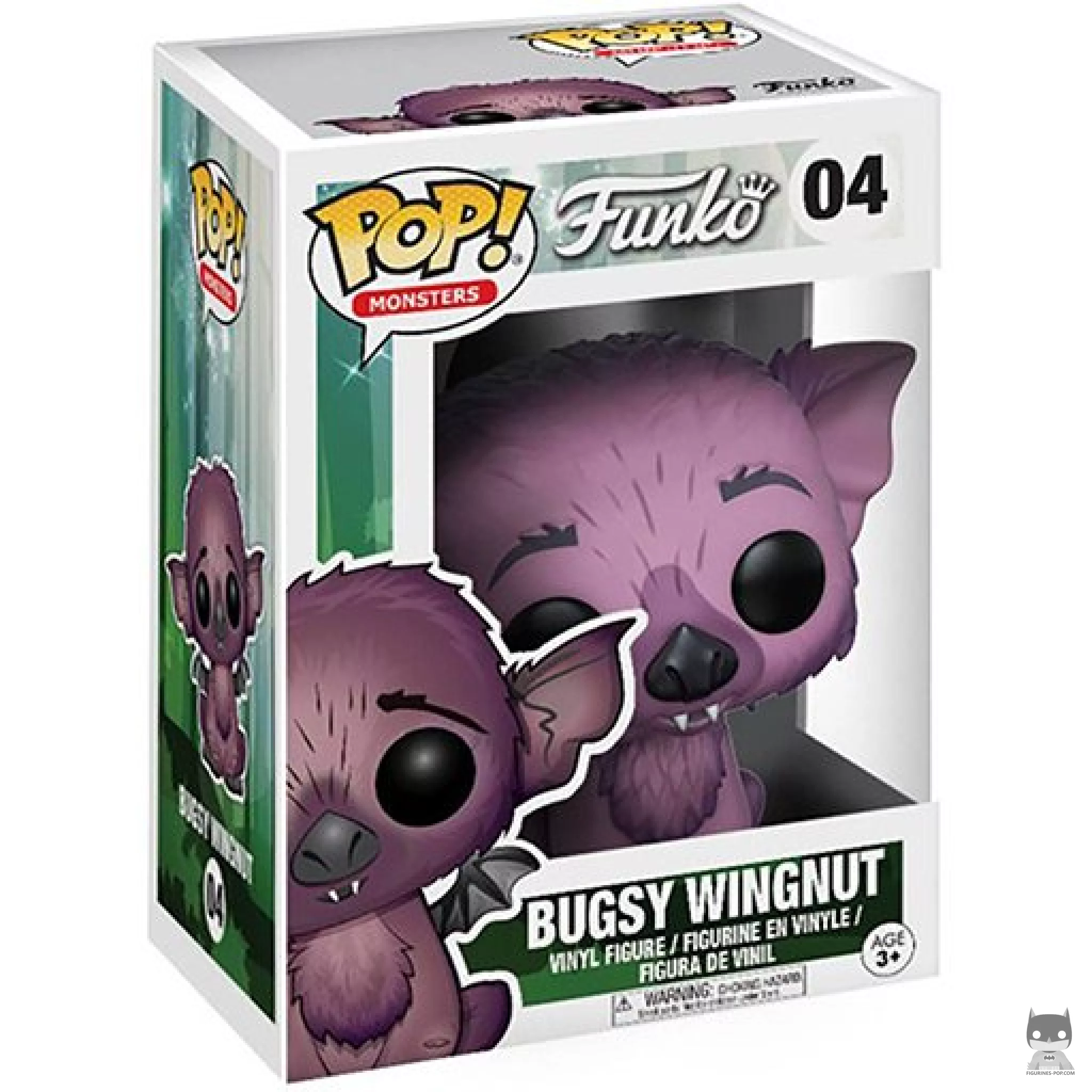 Figurine Funko POP Bugsy Wingnut (Violet) avec boîte