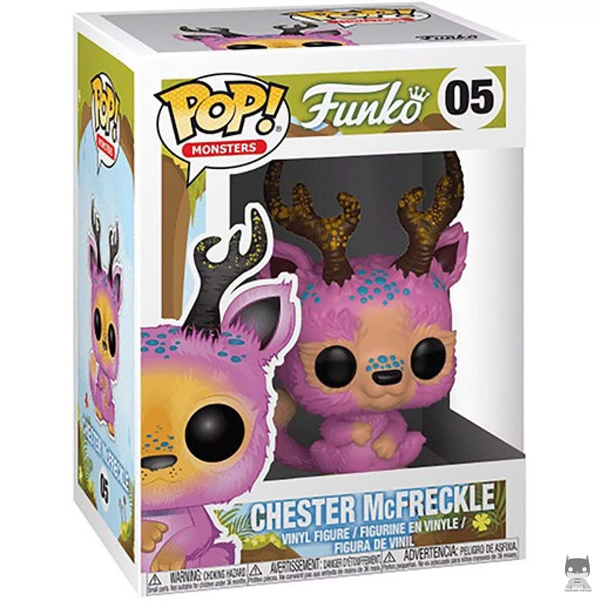 Figurine Funko POP Chester McFreckle (Rose) avec boîte