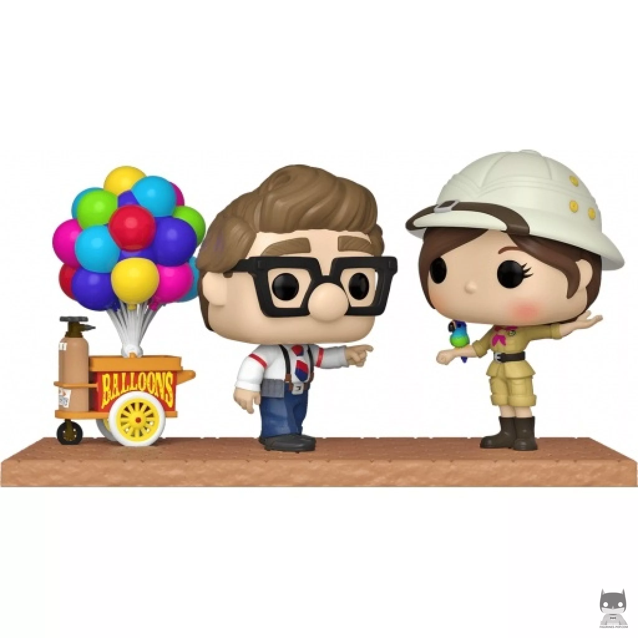 Figurine Funko POP Carl & Ellie avec Chariot de Ballons (Là-Haut)
