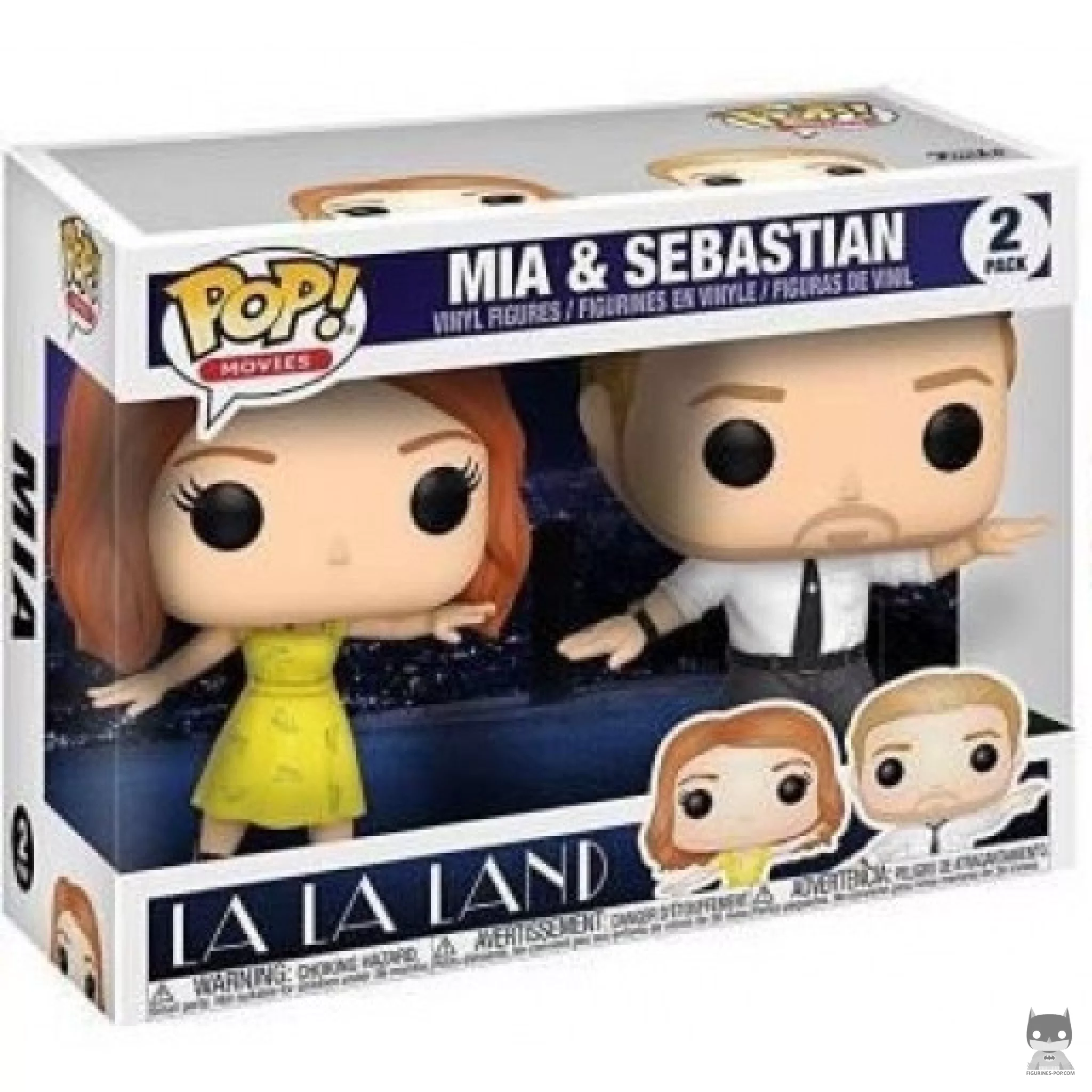 Figurine Funko POP Mia & Sebastian avec boîte