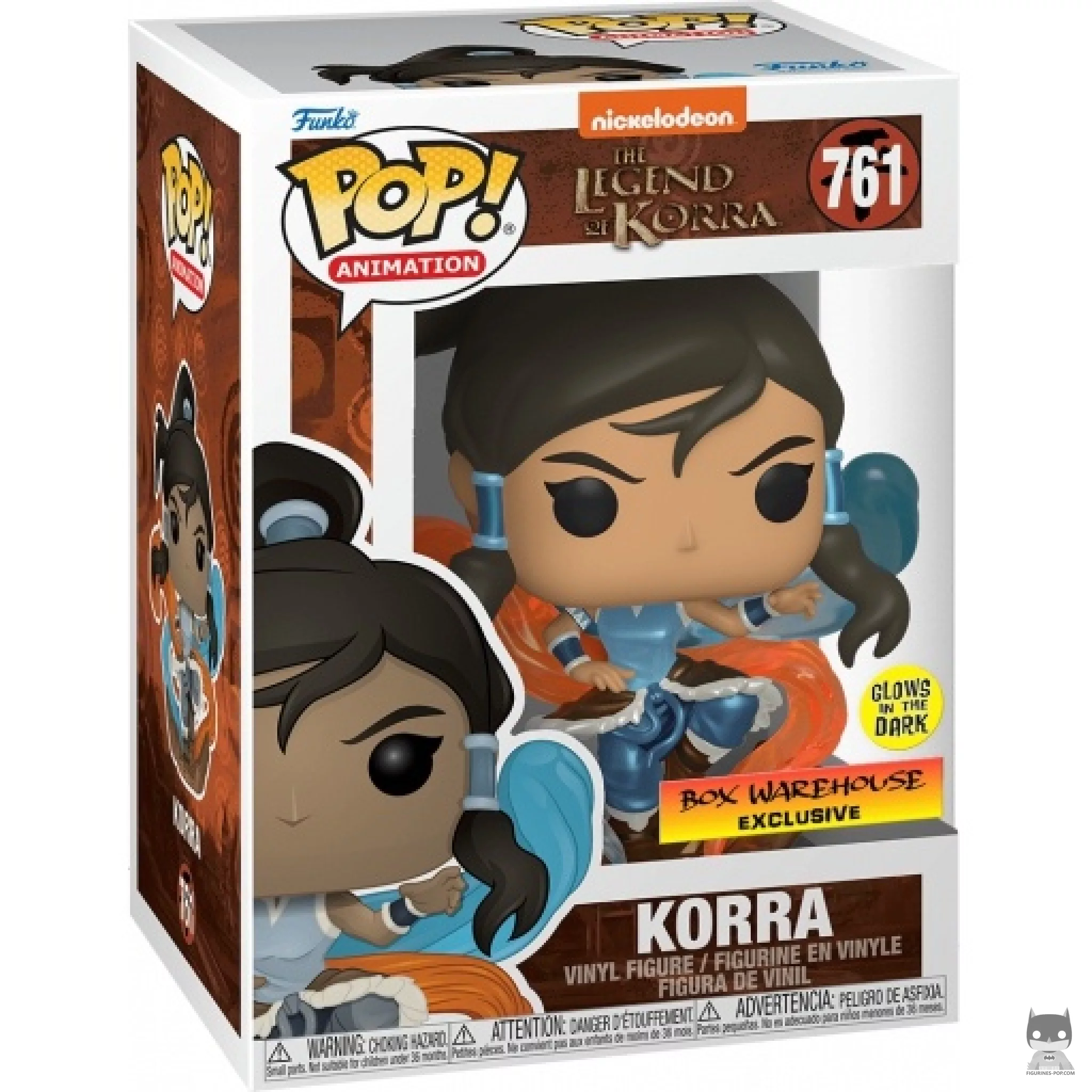 Figurine Funko POP Korra (Glow in the Dark) avec boîte