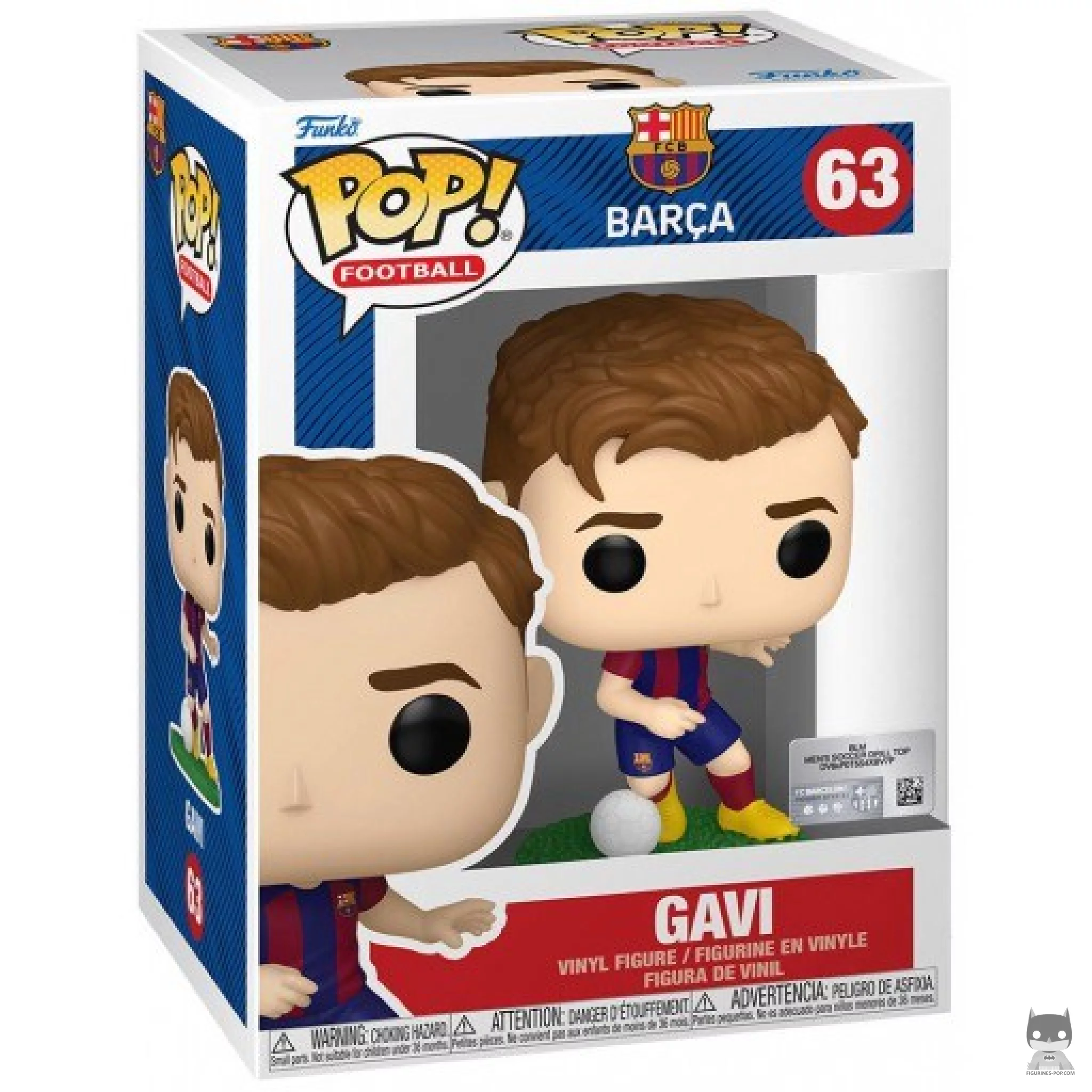 Figurine Funko POP Gavi (FC Barcelone) avec boîte