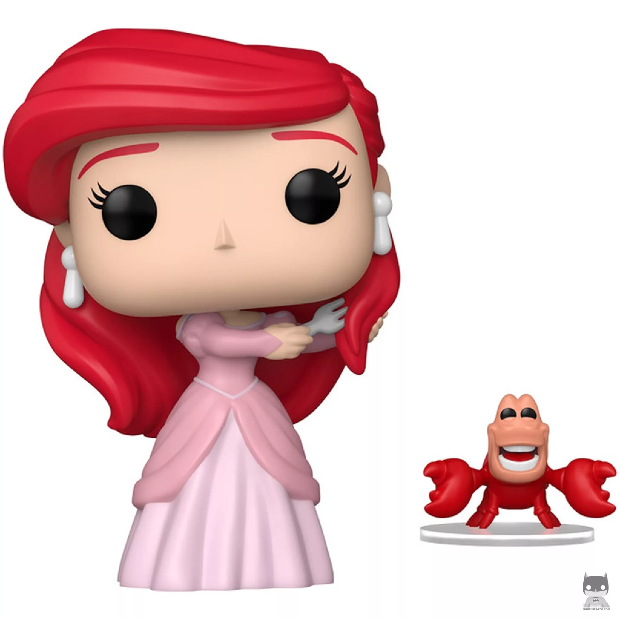 Figurine Funko POP Ariel avec Sébastien (La Petite Sirène)