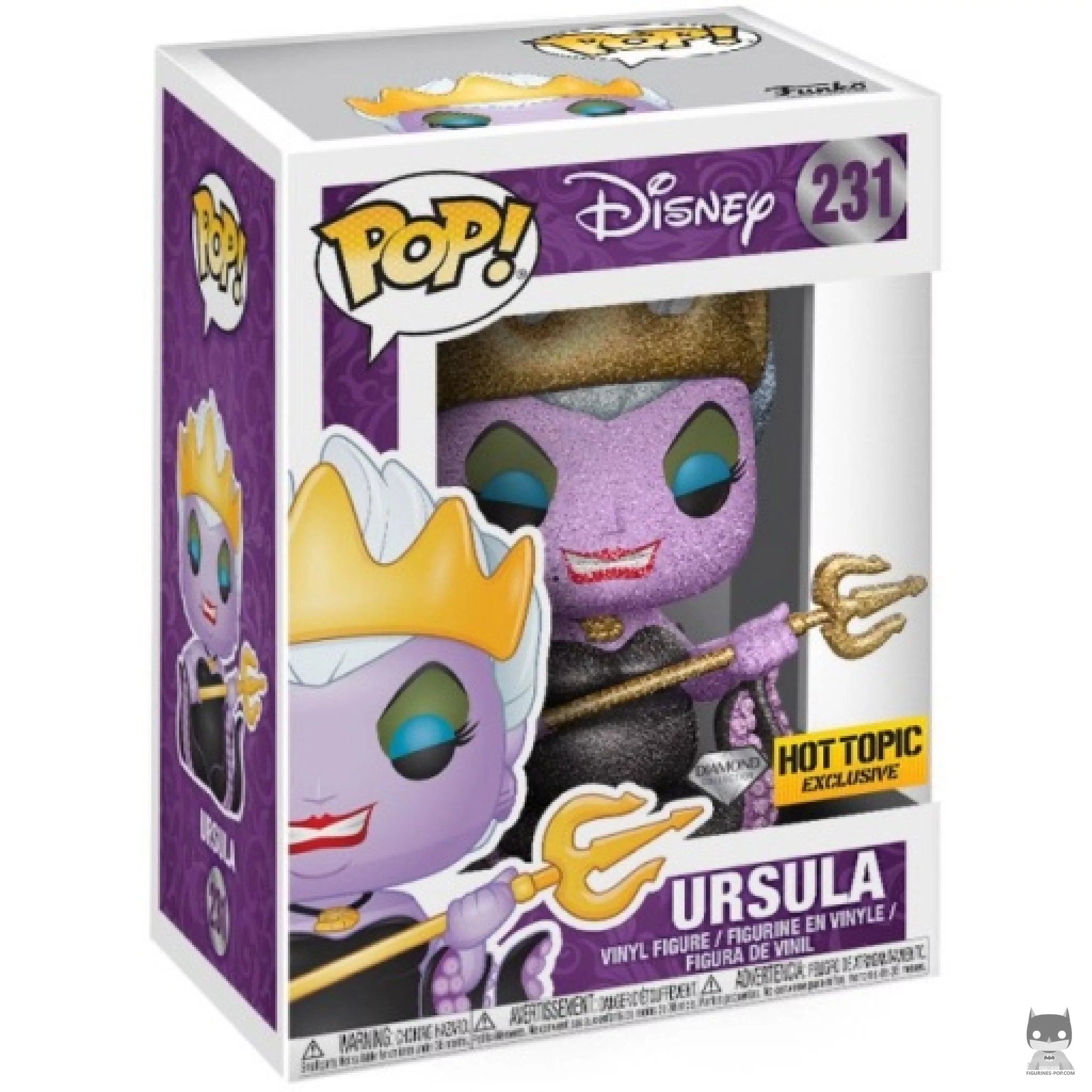 Figurine Funko POP Ursula (Glitter) avec boîte
