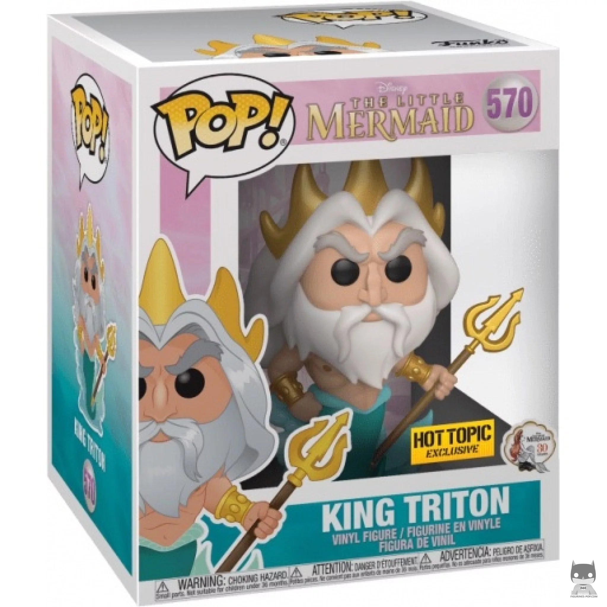 Figurine Funko POP Roi Triton avec boîte