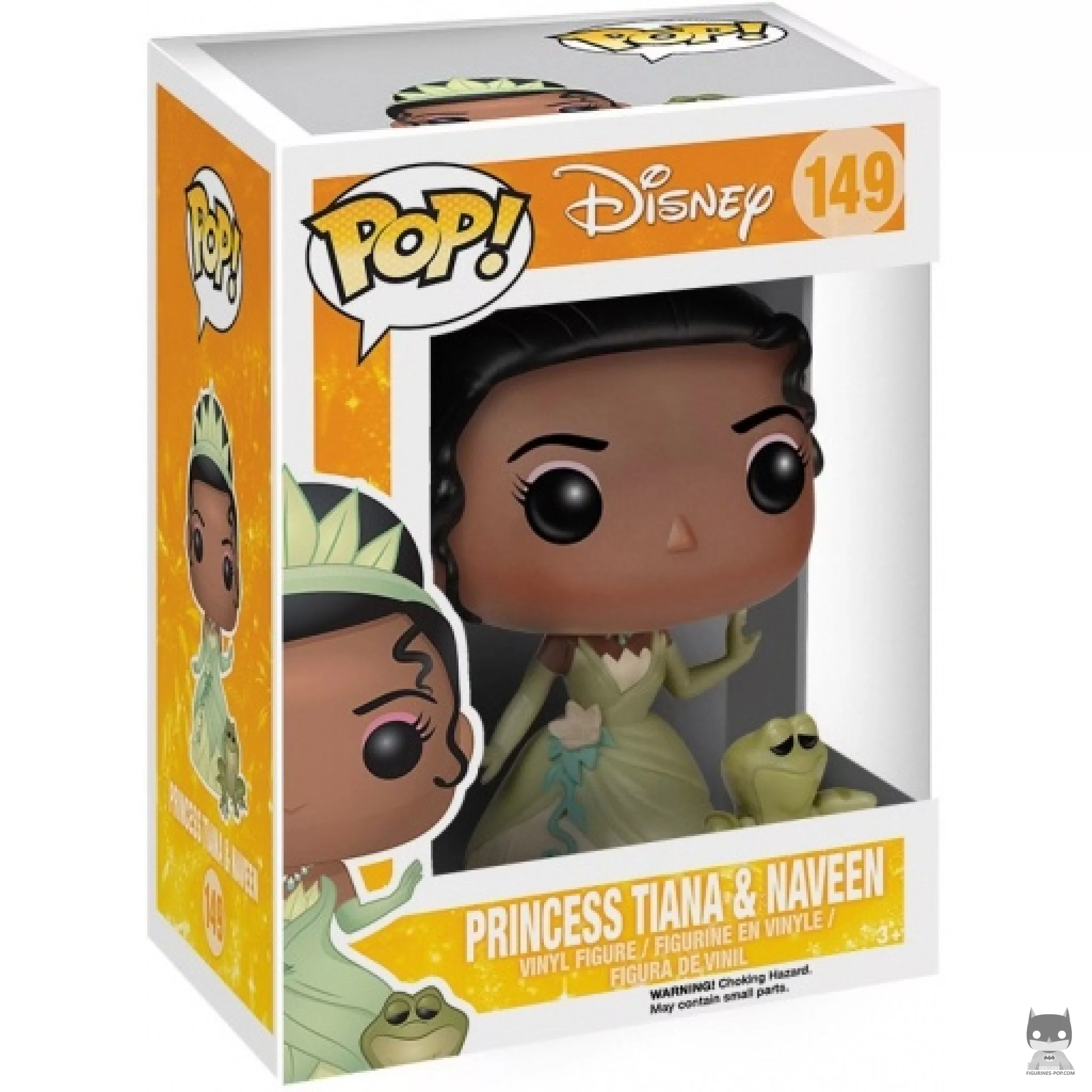 Figurine Funko POP Princesse Tiana & Grenouille avec boîte