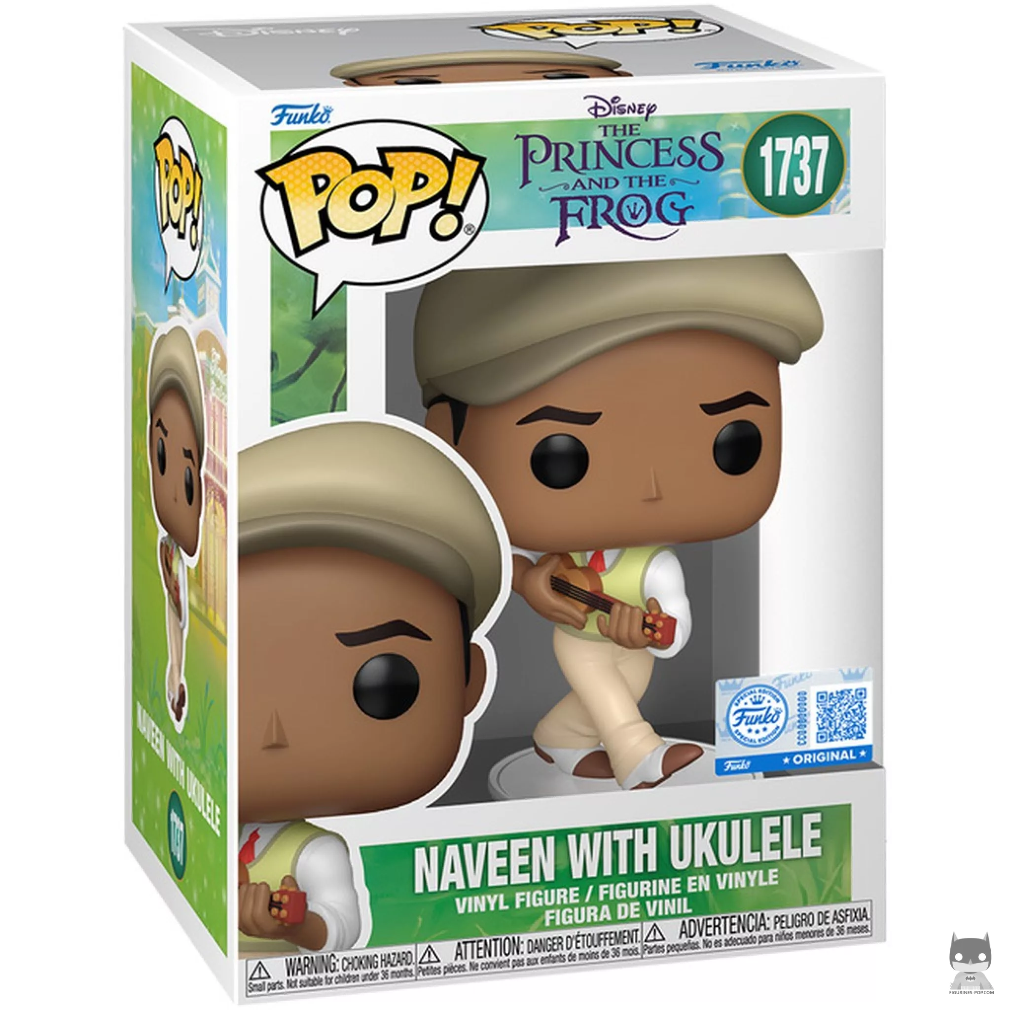 Figurine Funko POP Naveen avec ukulélé avec boîte