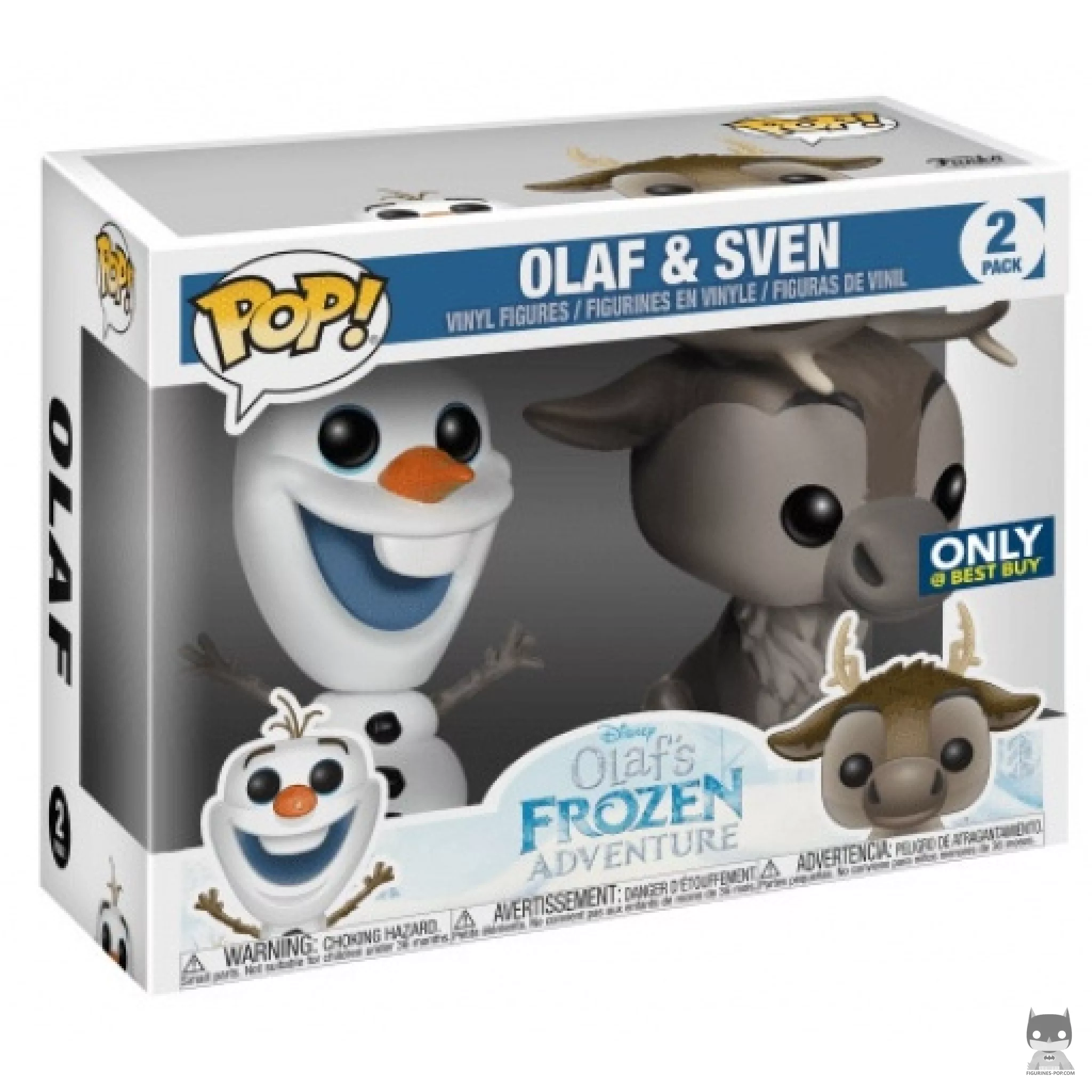 Figurine Funko POP Olaf & Sven avec boîte