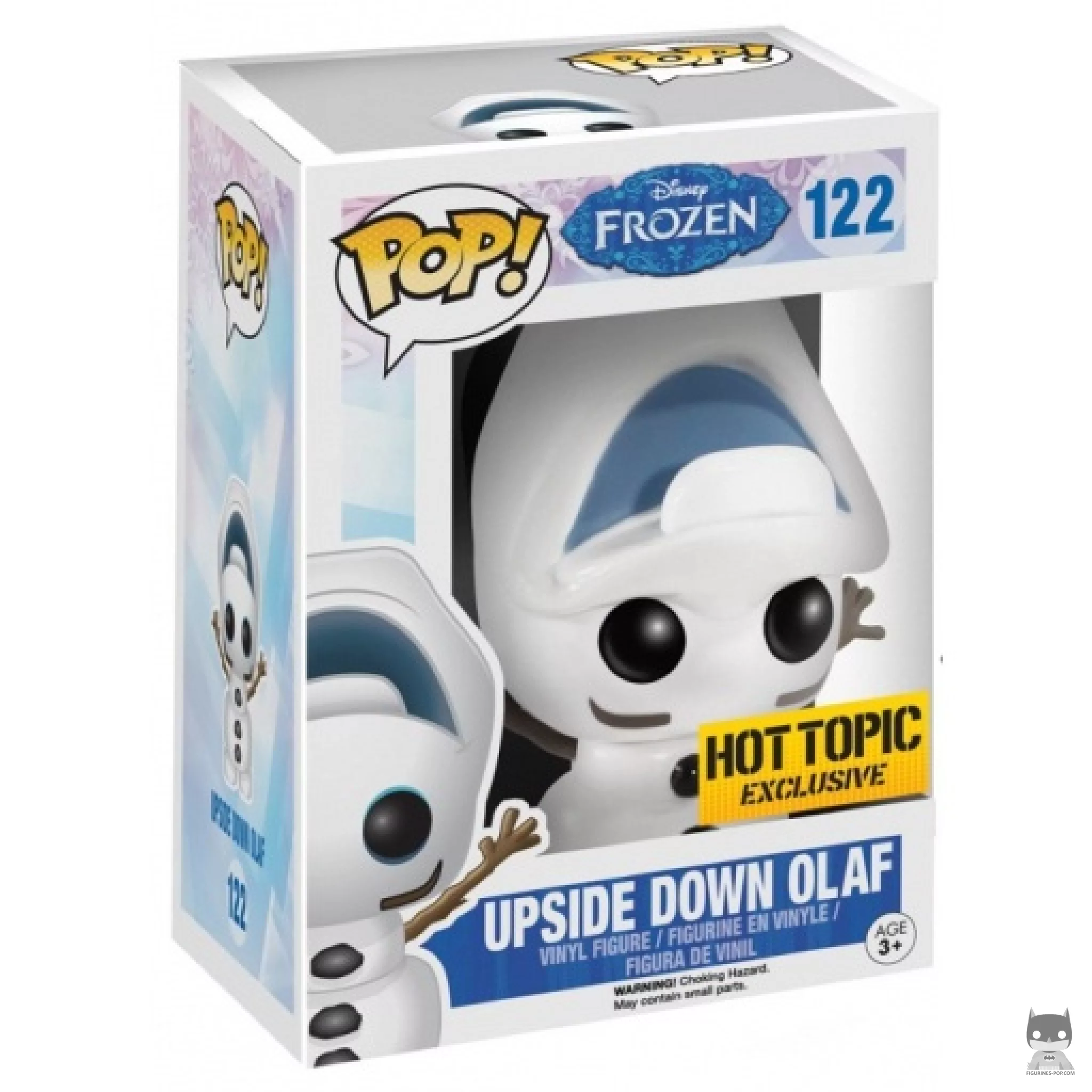 Figurine Funko POP Olaf Tête à l'Envers avec boîte