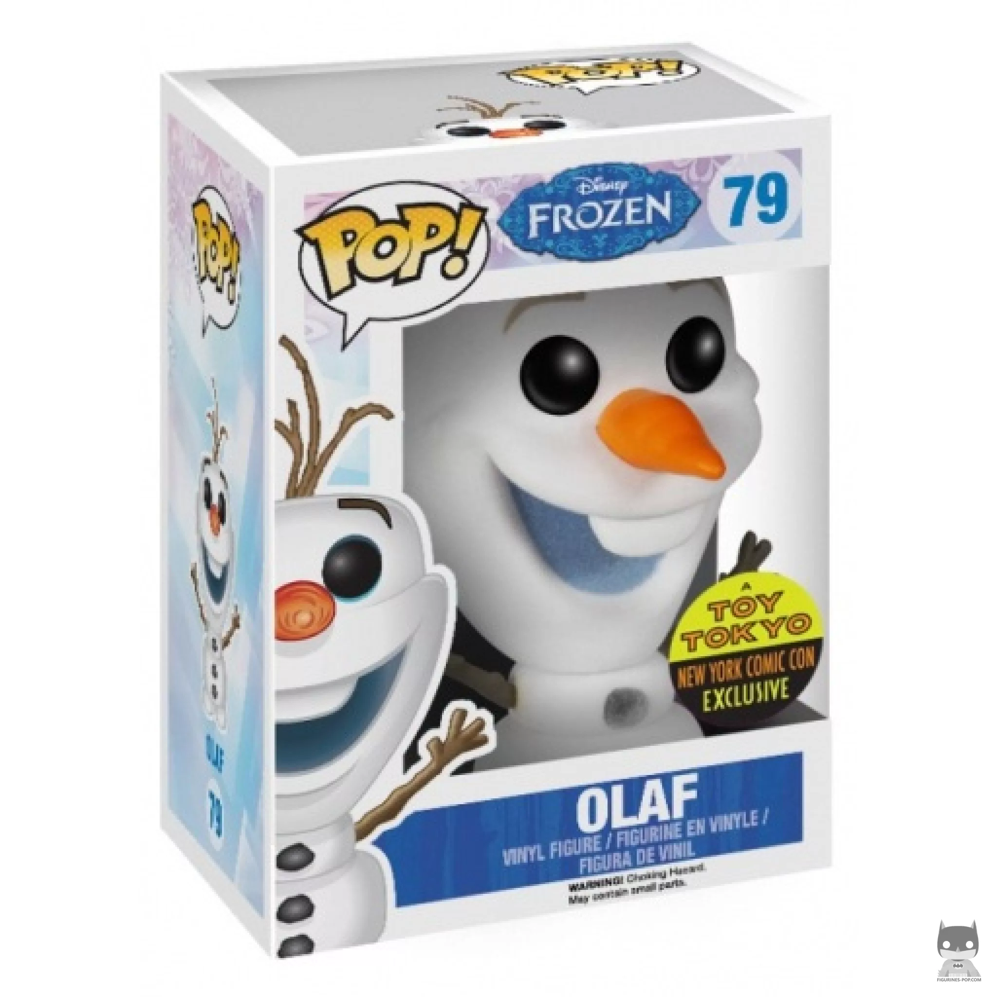 Figurine Funko POP Olaf (Flocked) avec boîte