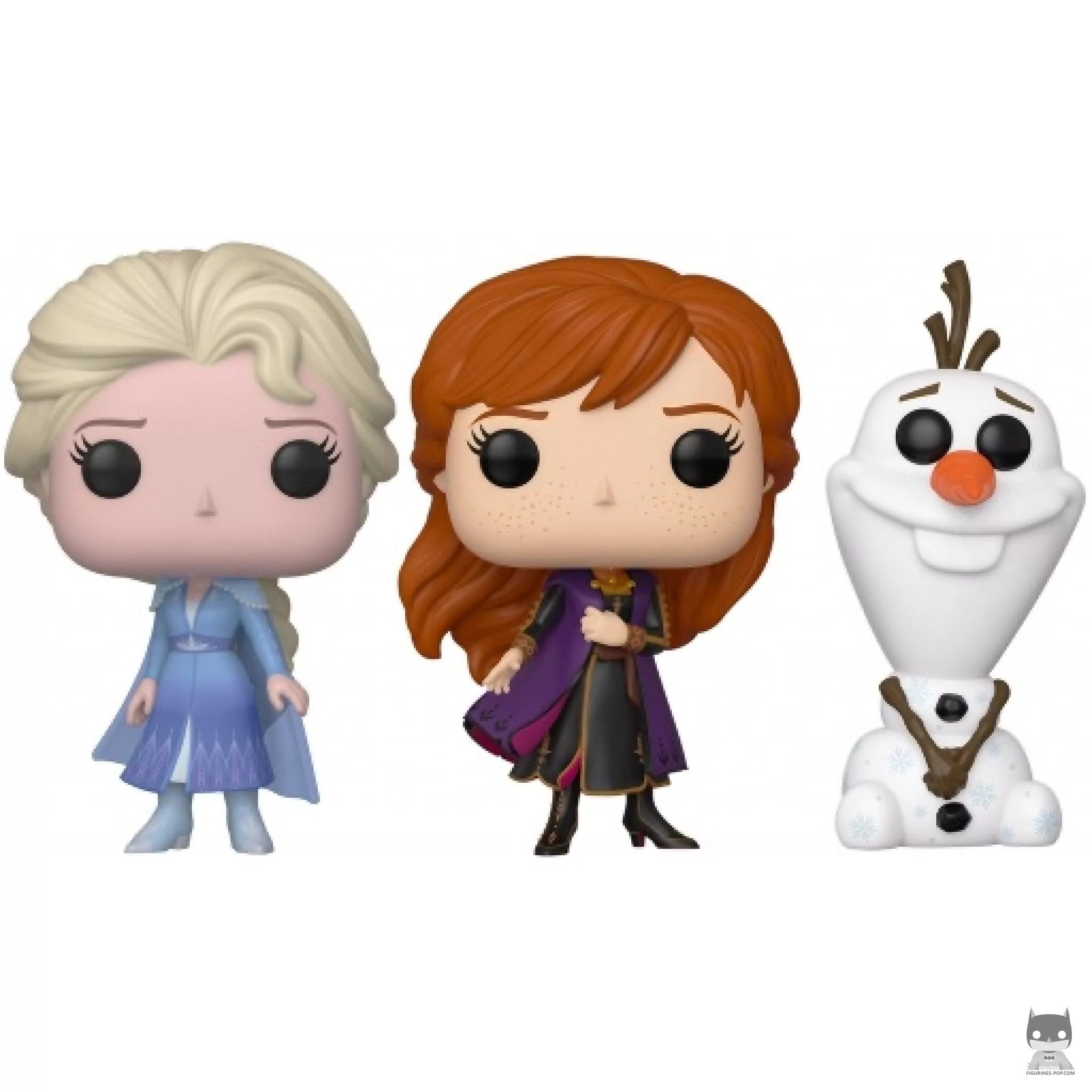 Figurine Funko POP Elsa, Olaf & Anna (La Reine des Neiges II)