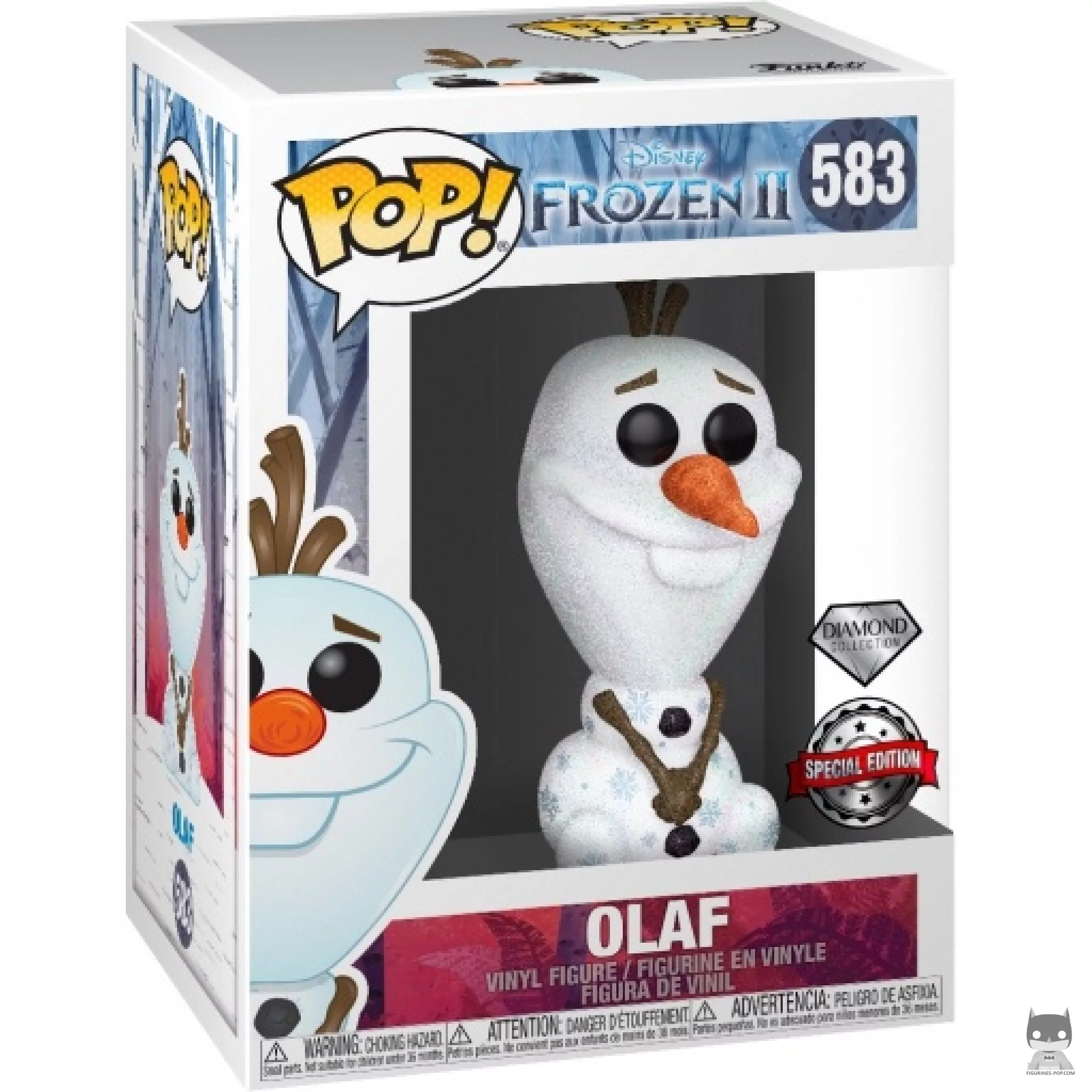 Figurine Funko POP Olaf (Diamond Glitter) avec boîte