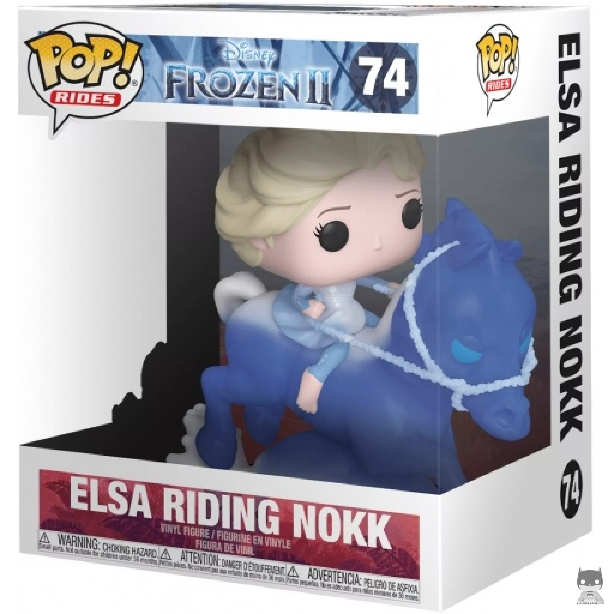 Figurine Funko POP Elsa chevauchant Nokk (Supersized) avec boîte