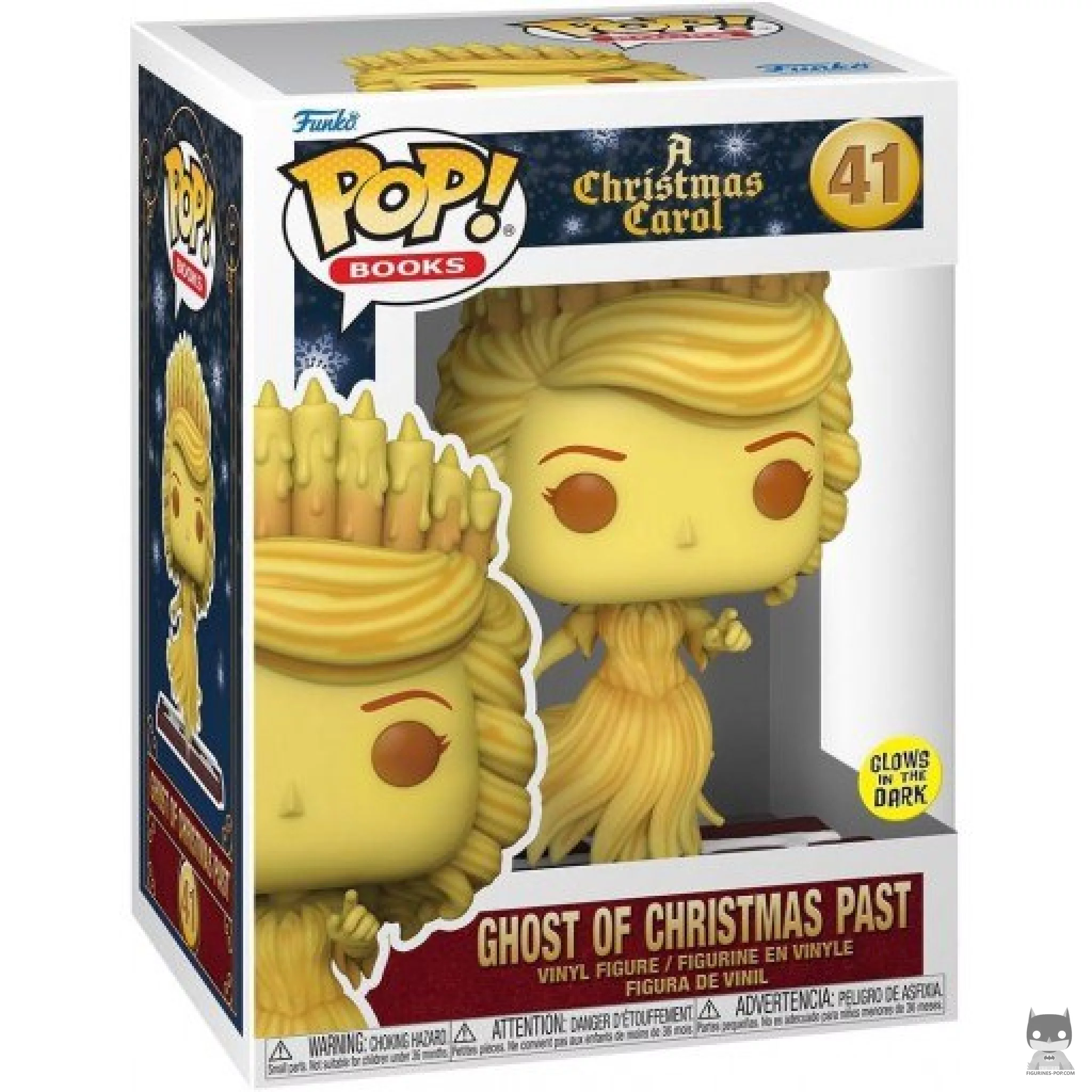 Figurine Funko POP Fantôme ded Noëls Passés (Glow in the Dark) avec boîte