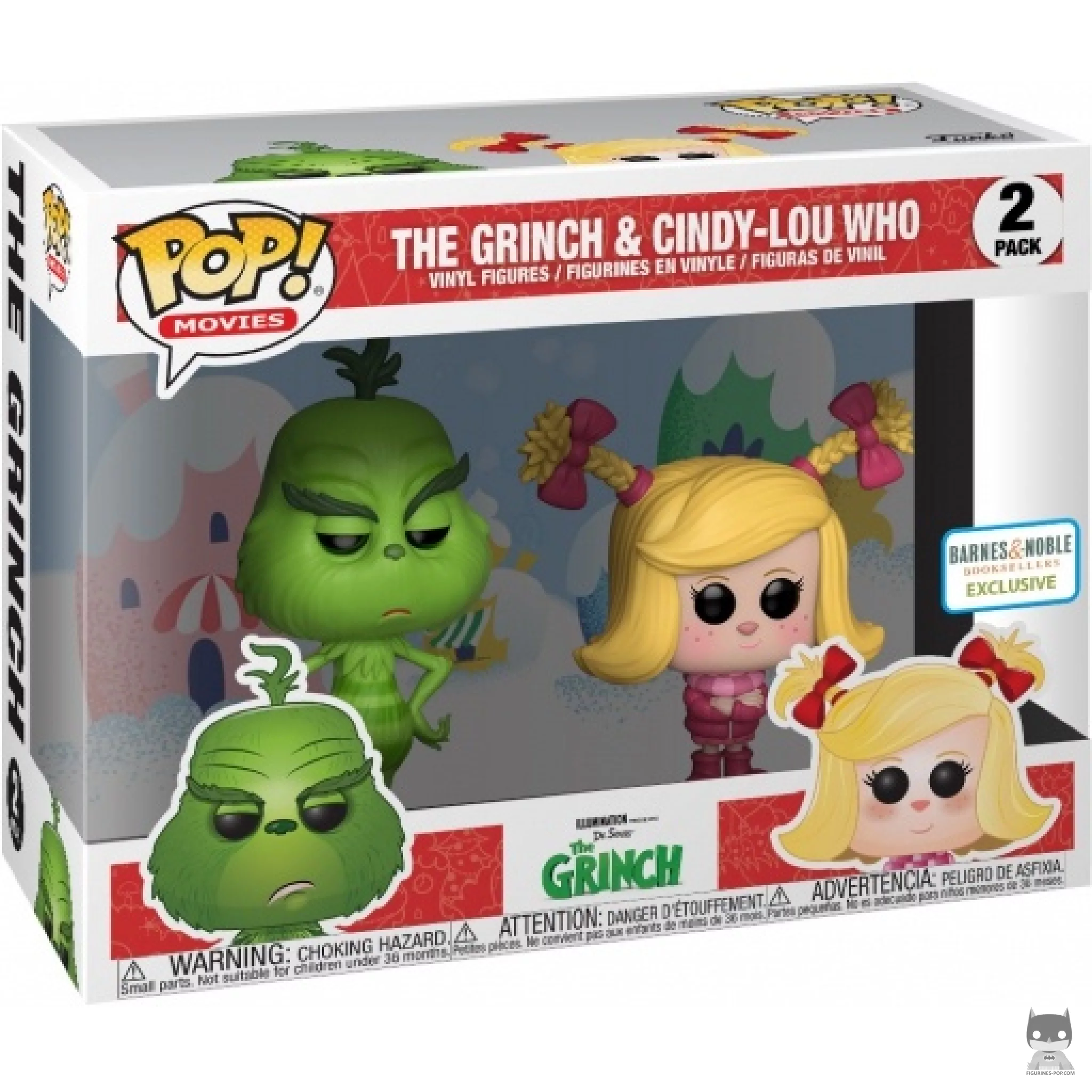 Figurine Funko POP Le Grinch & Cindy-Lou Who avec boîte