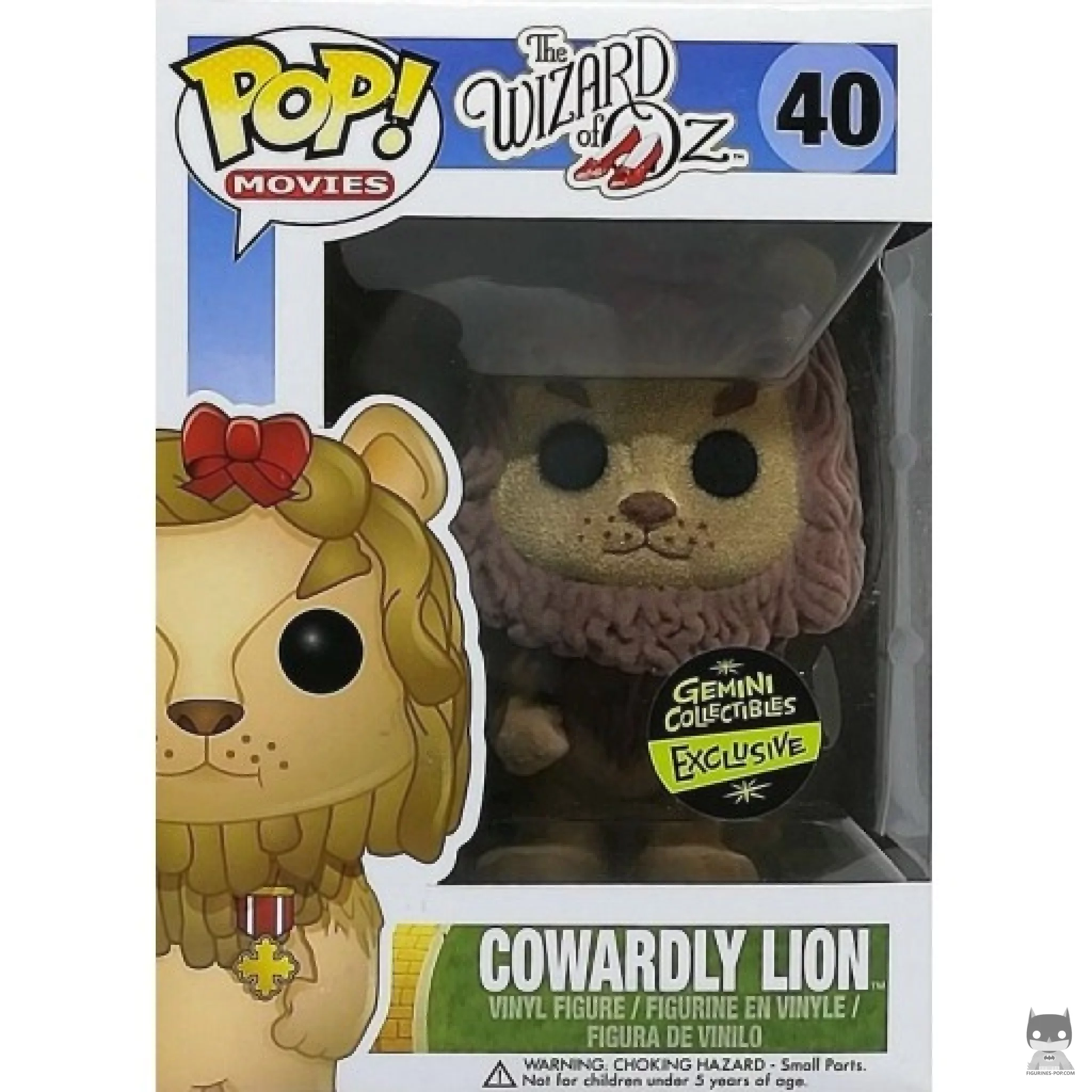 Figurine Funko POP Lion Lâche (Flocked) avec boîte