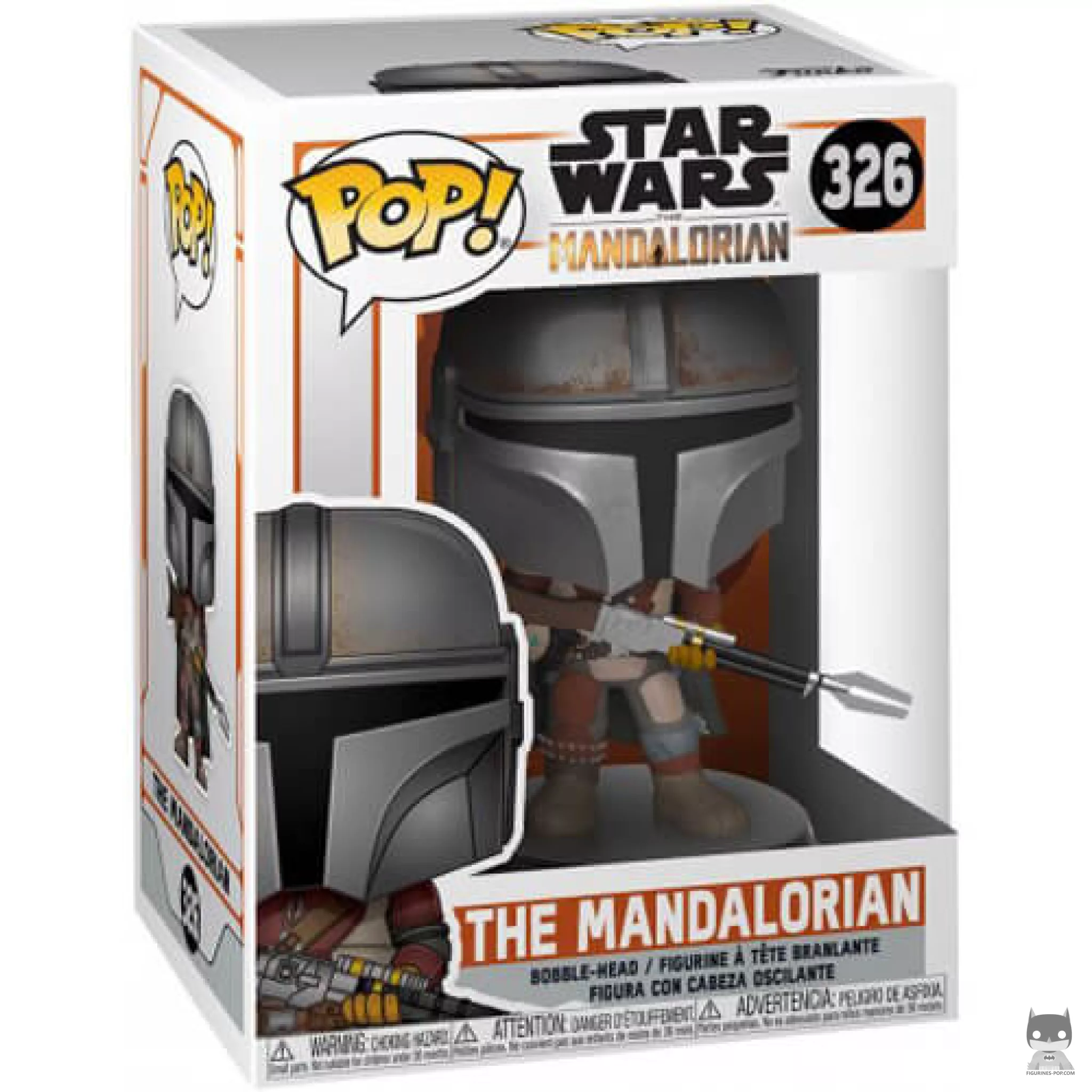 Figurine Funko POP Le Mandalorien avec boîte