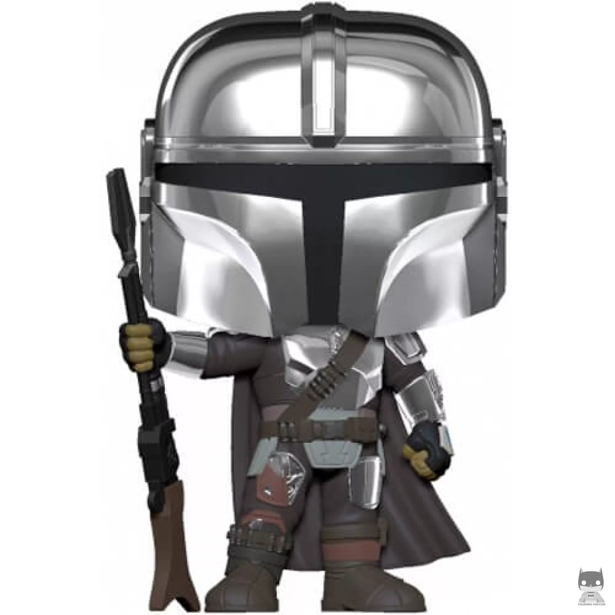 Figurine Funko POP Le Mandalorien (Chrome) (Le Mandalorien (Star Wars))
