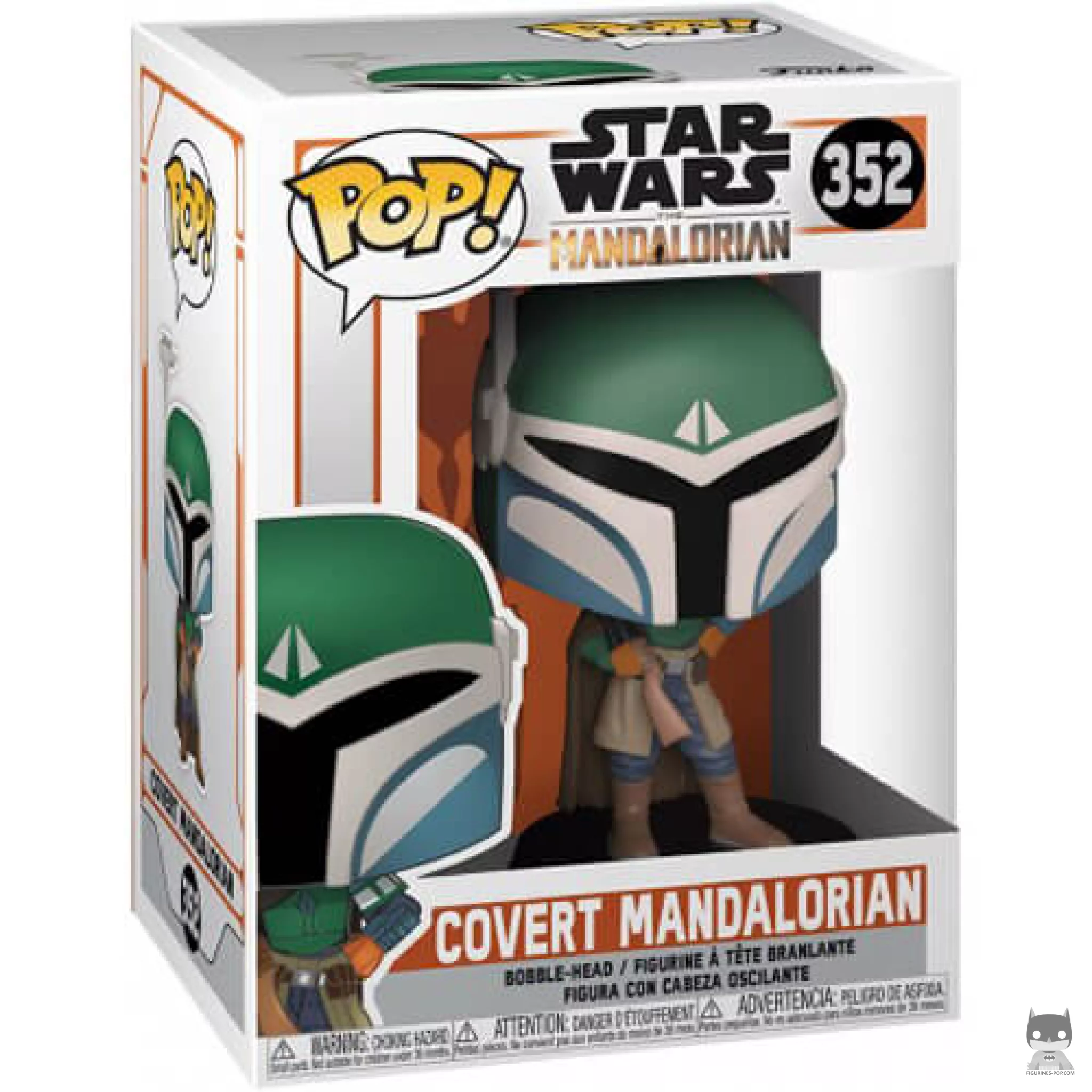 Figurine Funko POP Le Mandalorien Casqué avec boîte