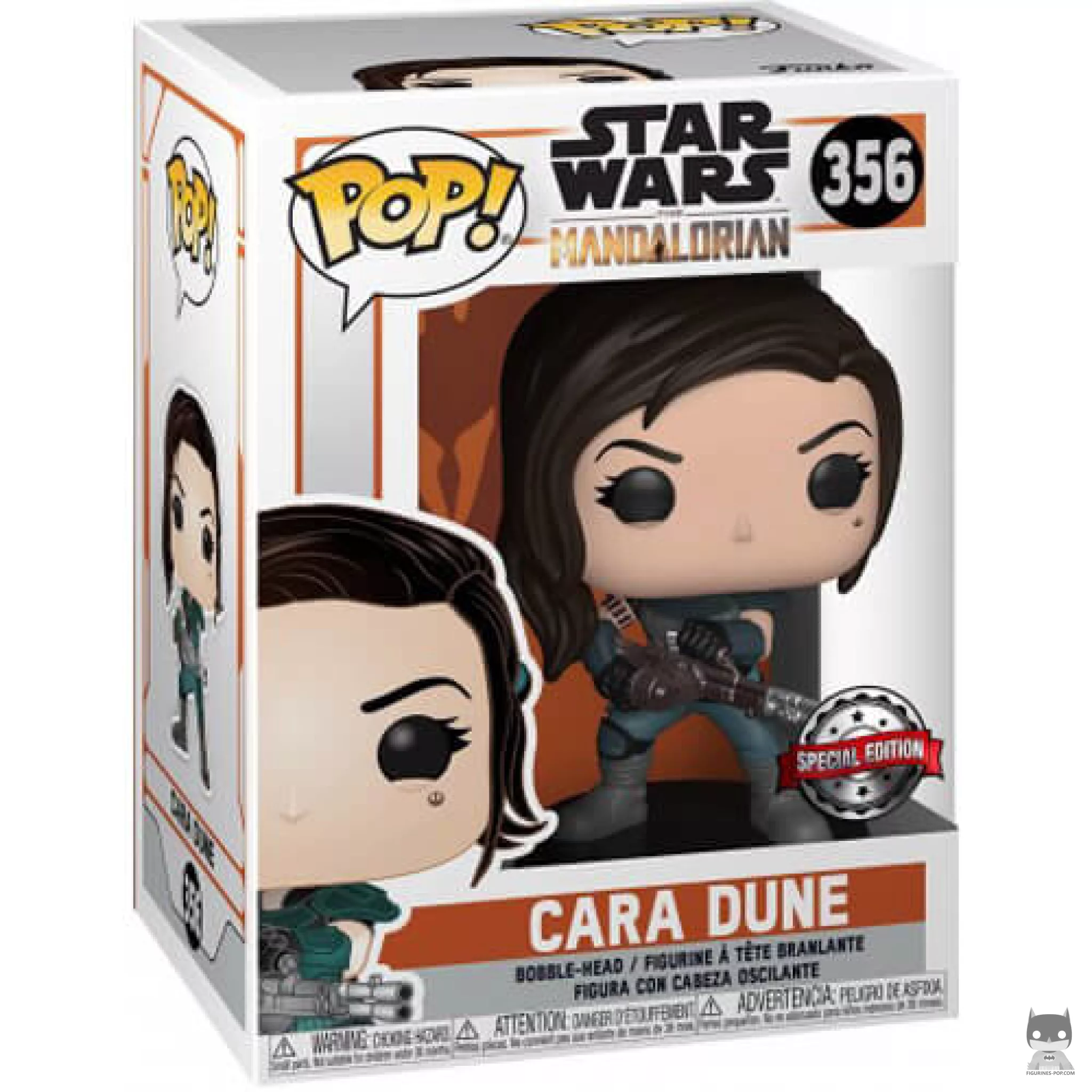 Figurine Funko POP Cara Dune Avec Pistolet avec boîte