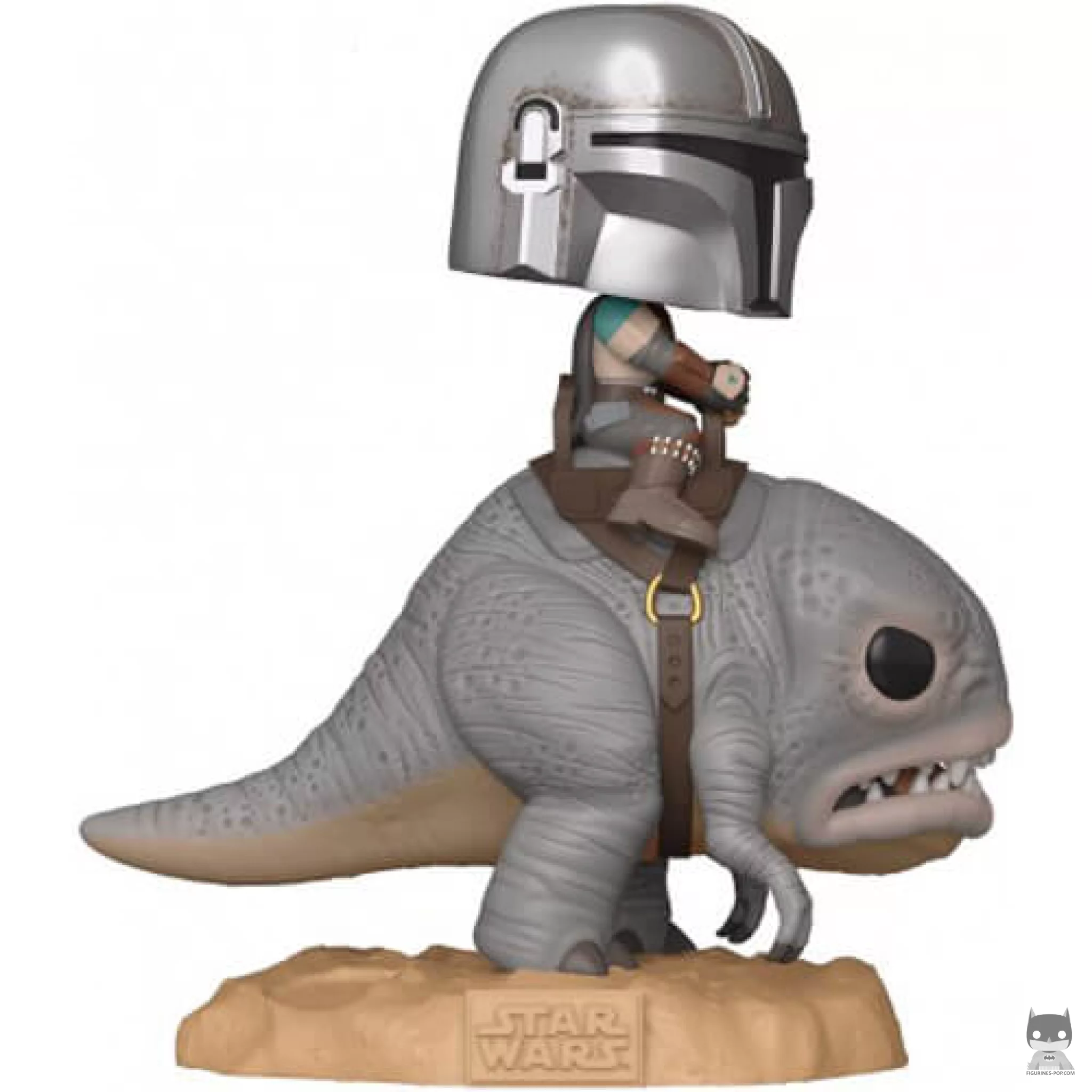 Figurine Funko POP Le Mandalorien sur Blurrg (Le Mandalorien (Star Wars))