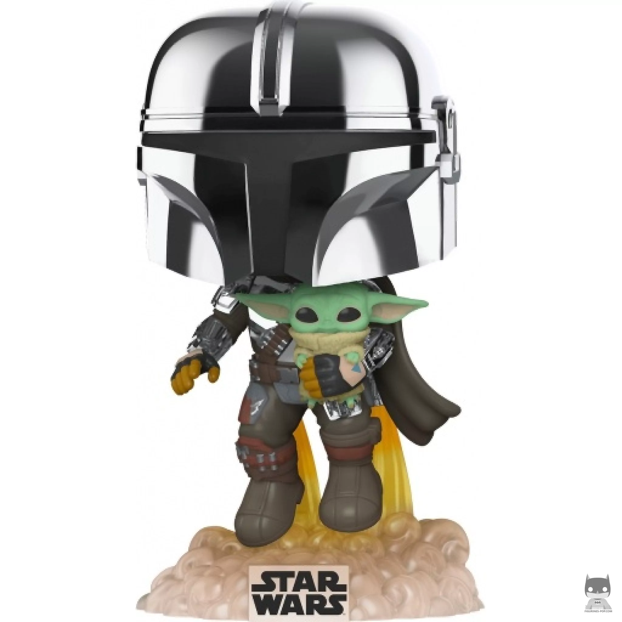 Figurine Funko POP Le Mandalorien avec Grogu (Le Mandalorien (Star Wars))